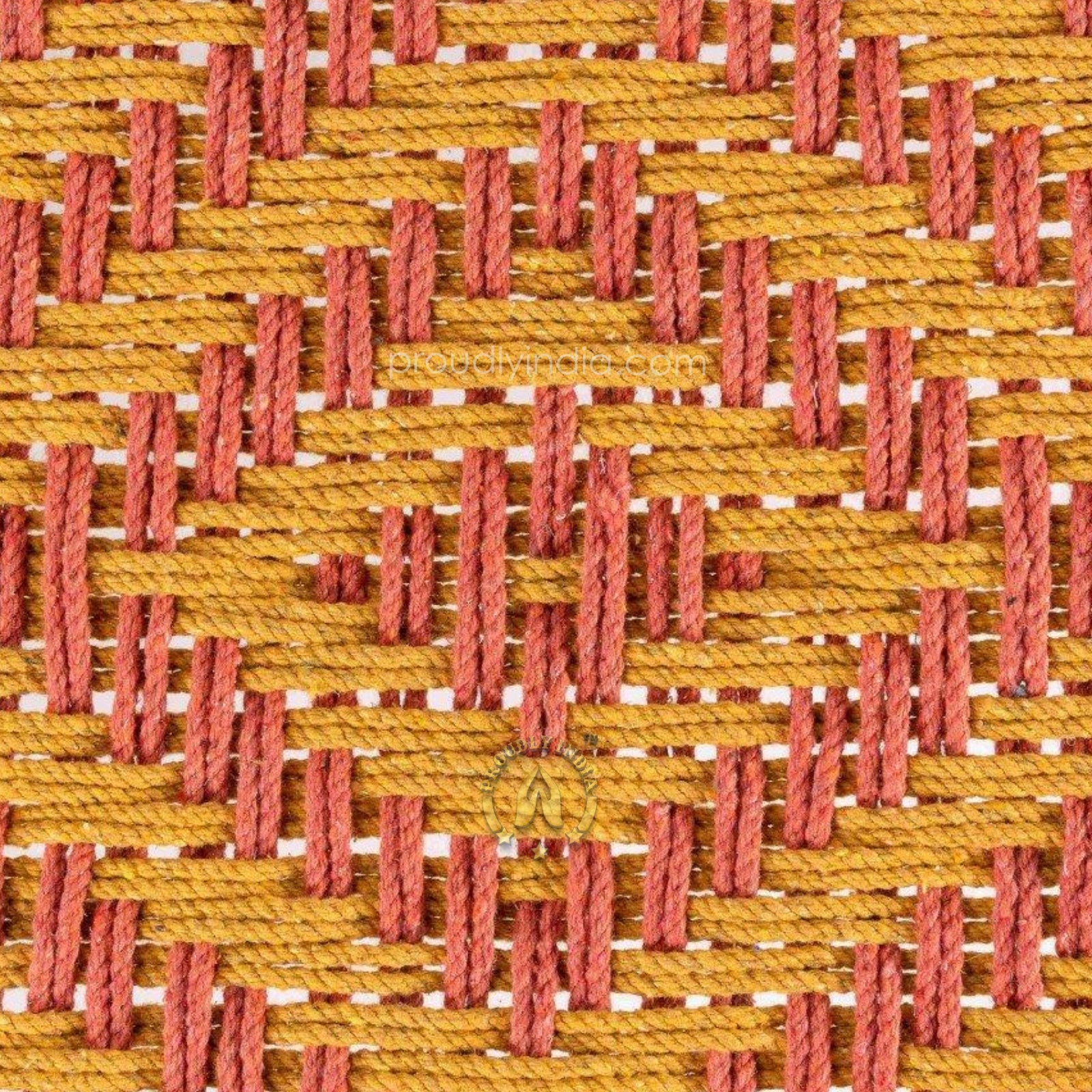 Orange and Yellow Indian Rope Daybed