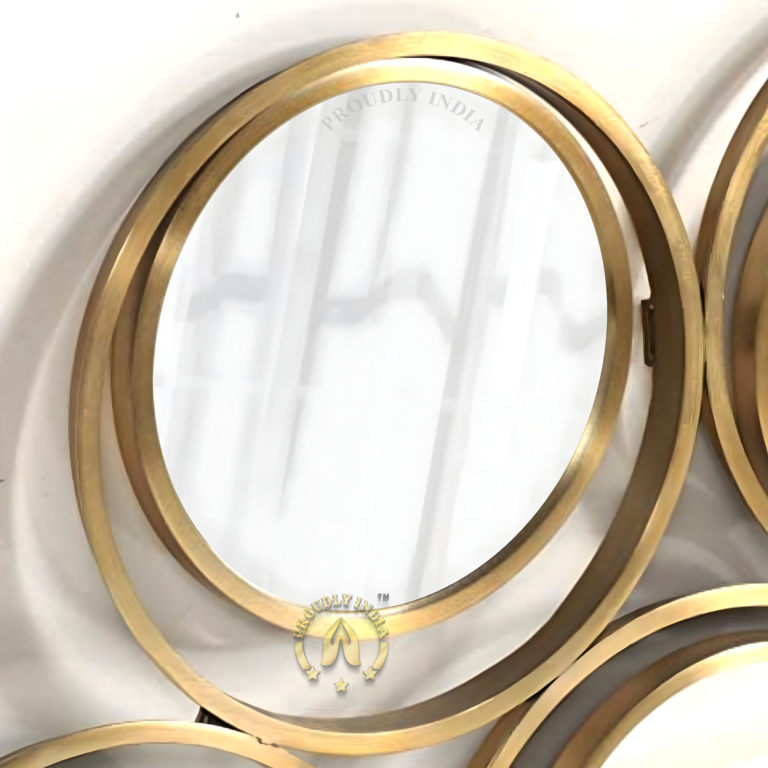 Orbit Echo Cluster Wall Mirror