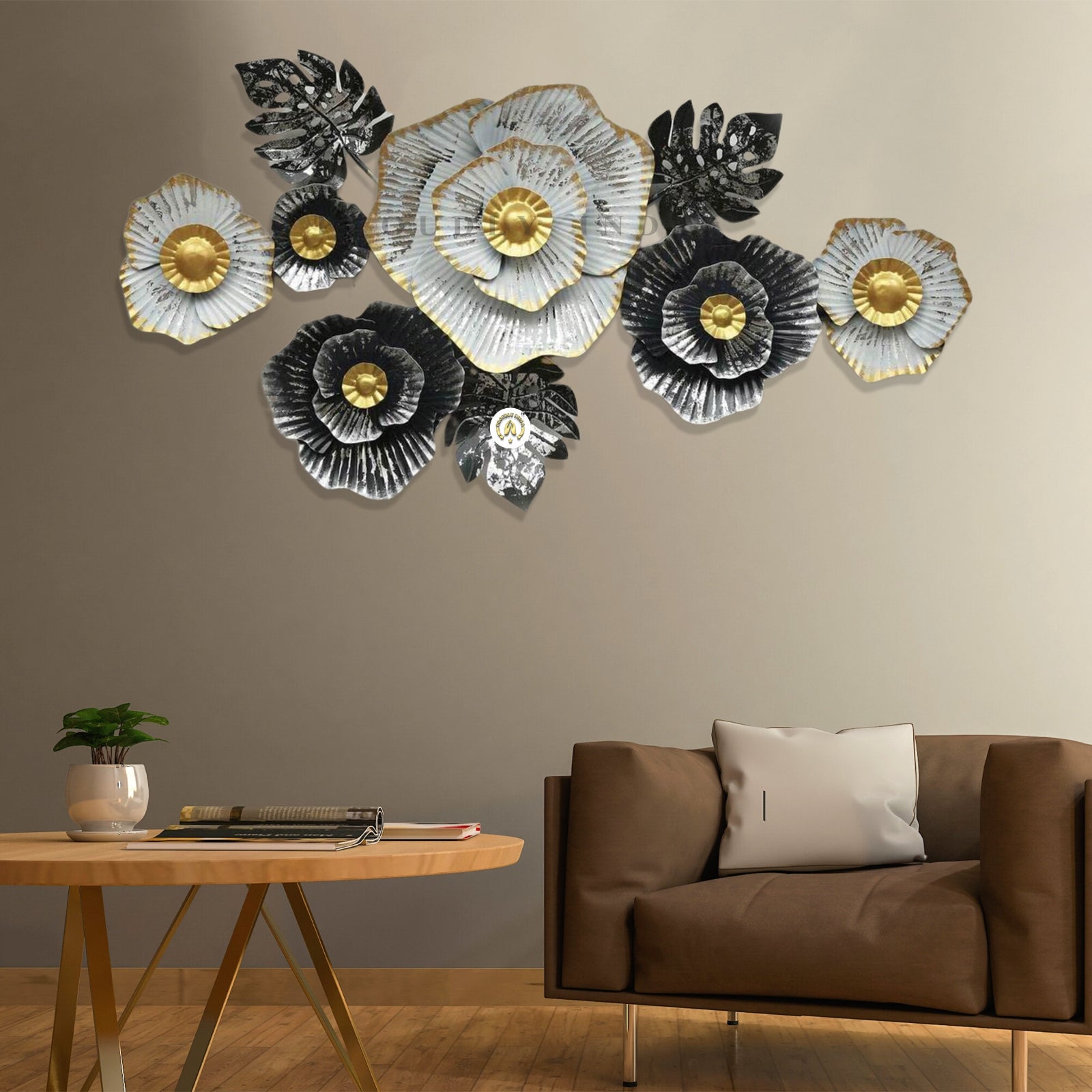 Midnight Bloom Aura Wall Art