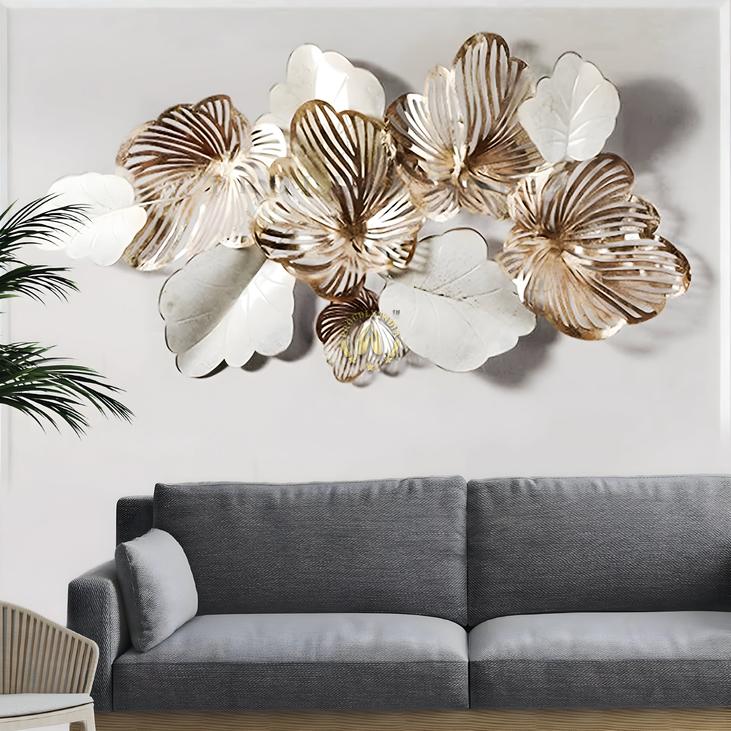 Whispers of Pearlshade Metal Wall Art