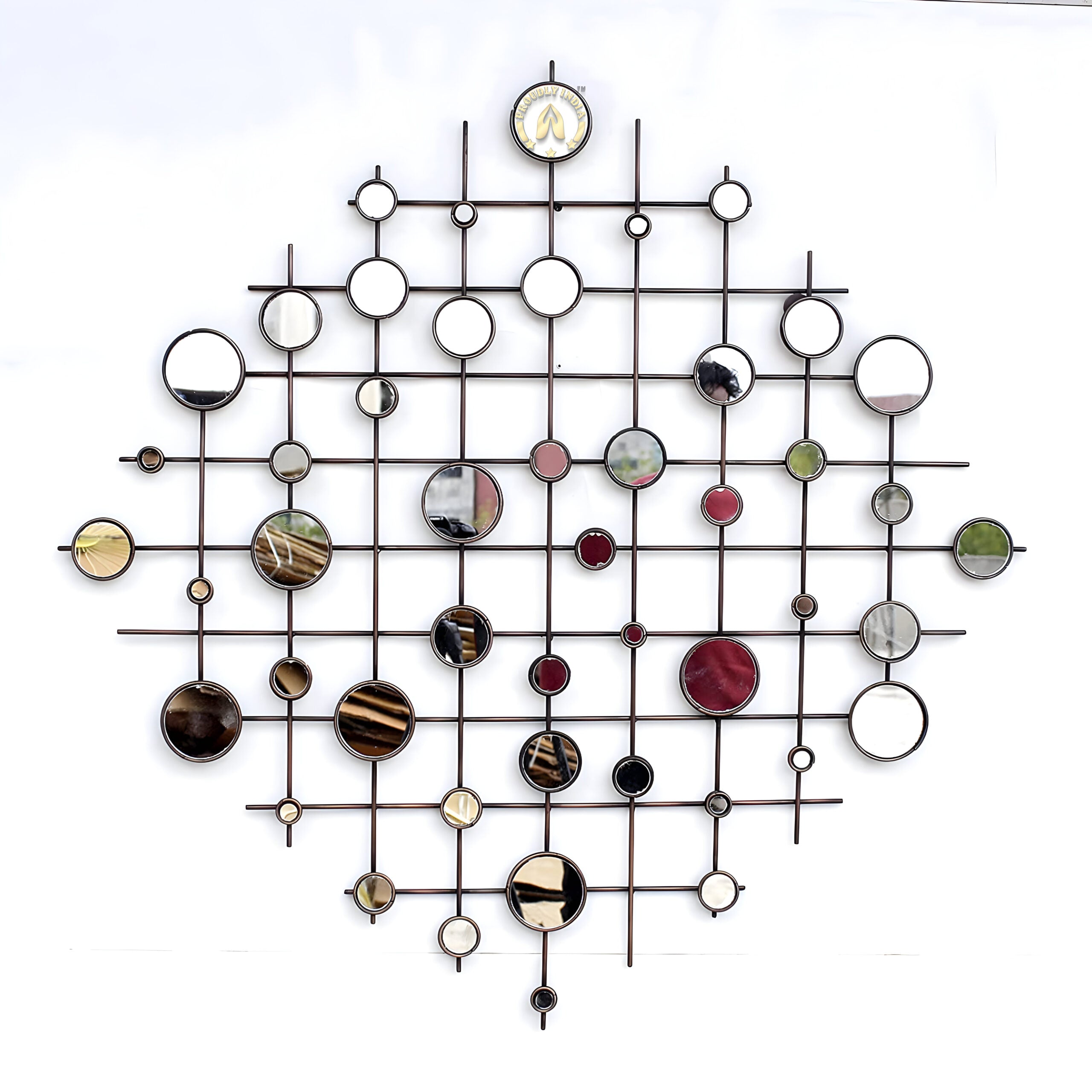 Celestial Gridscape Mirror
