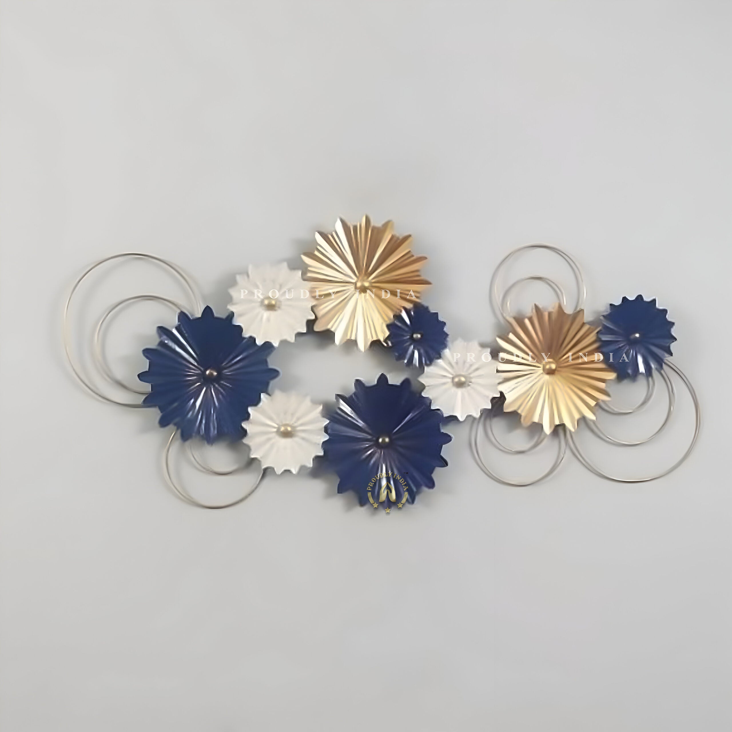 Celestial Bloom Halo Wall Art Mural