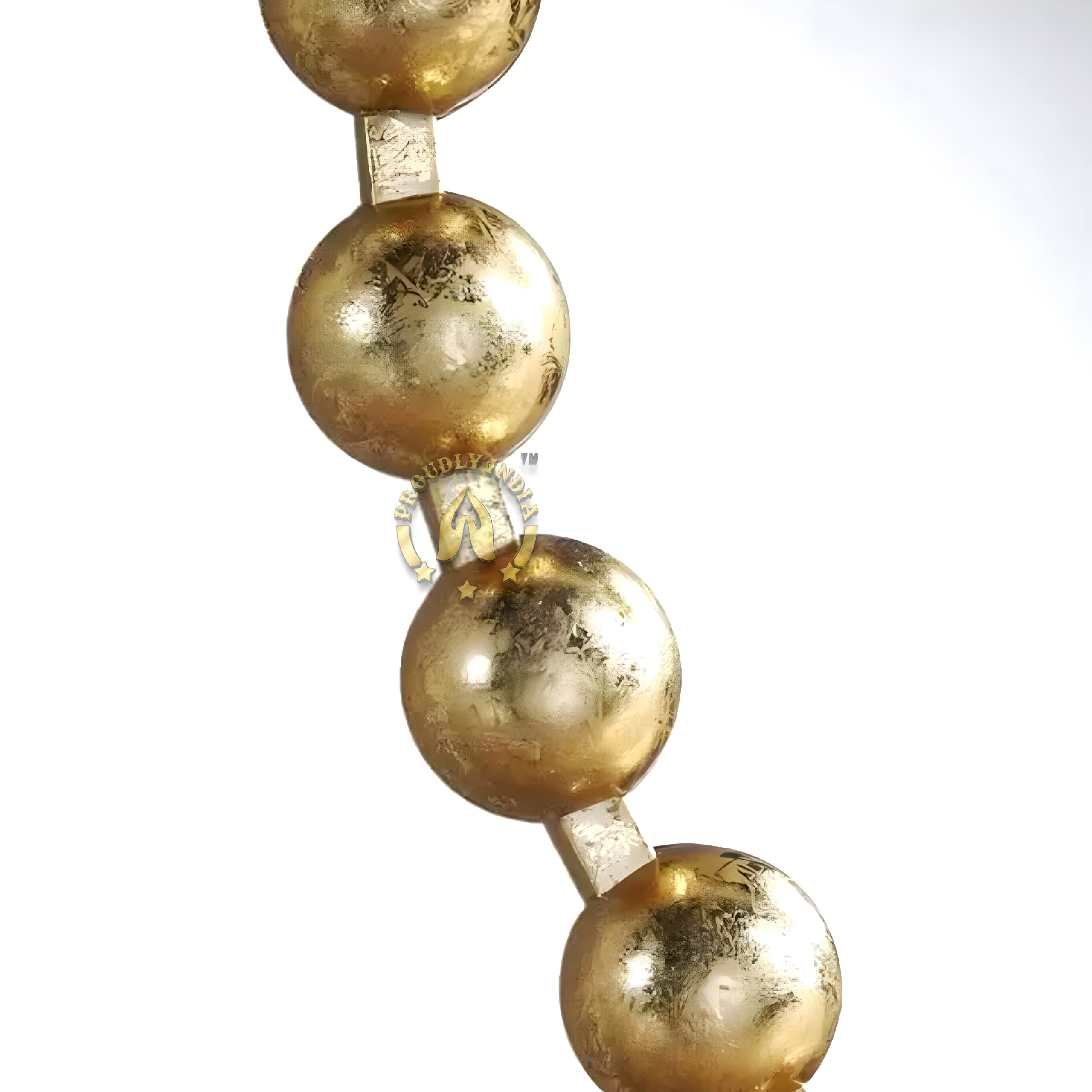 Golden Orb Halo Wall Mirror