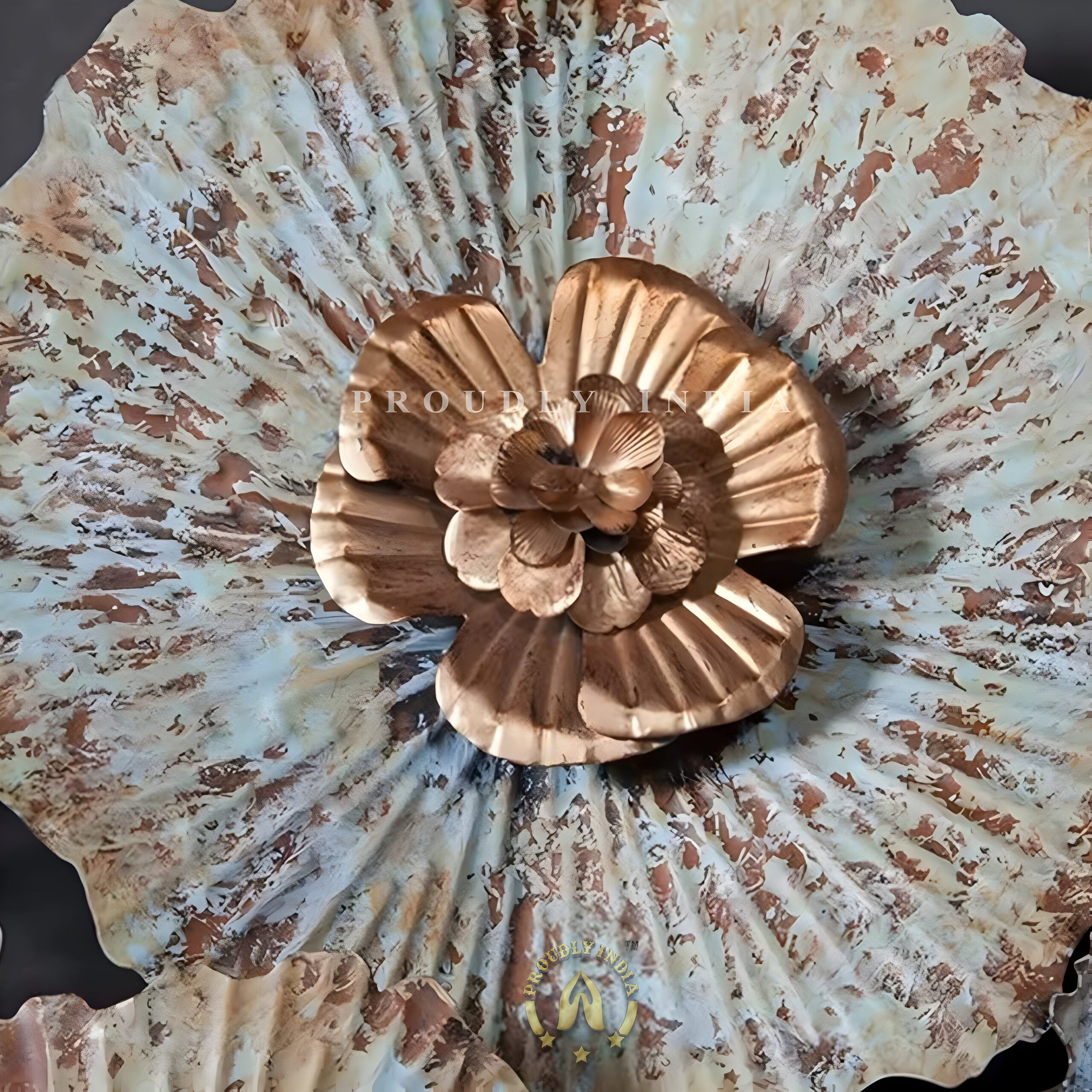 Ocean Bloom Reverie Iron Wall Art