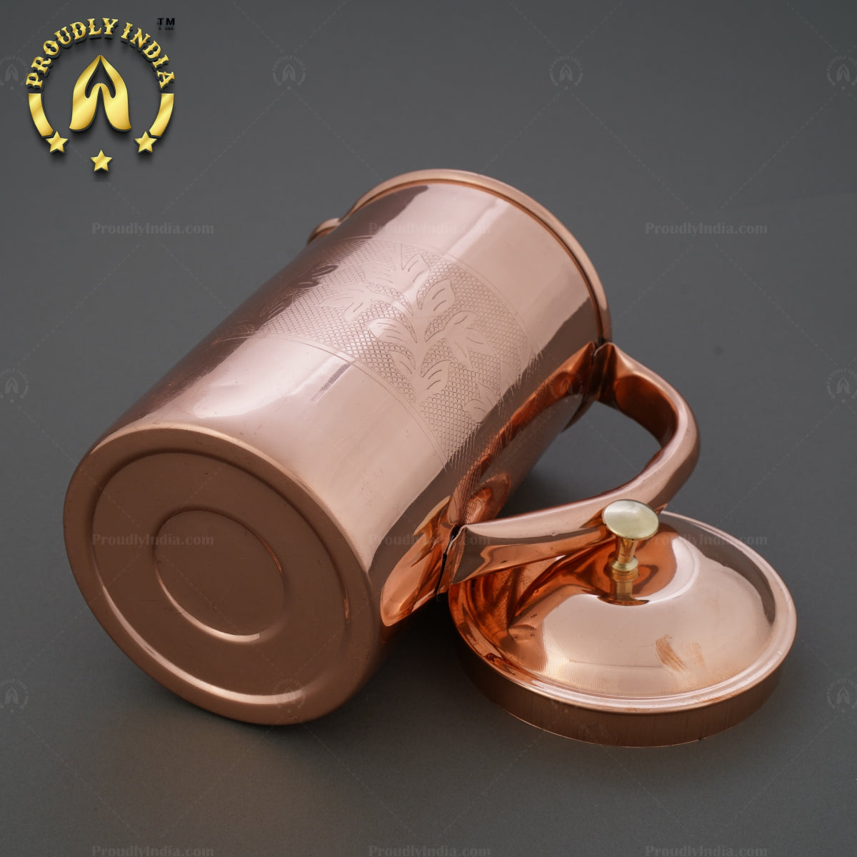 Copper Embossed Jug