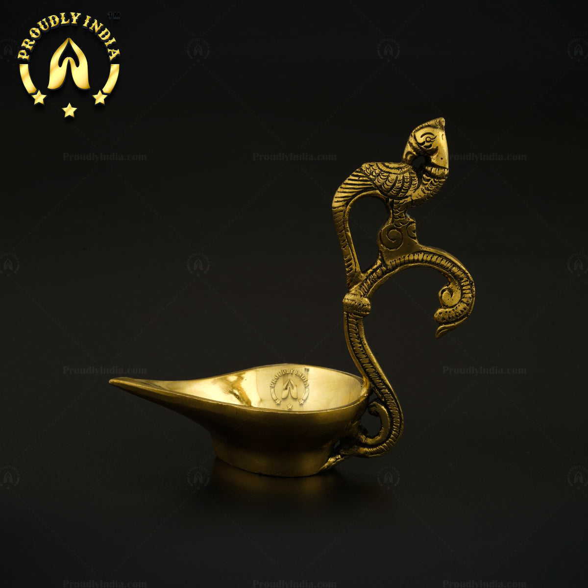 Brass Ethnic Peacock Decorative Diya