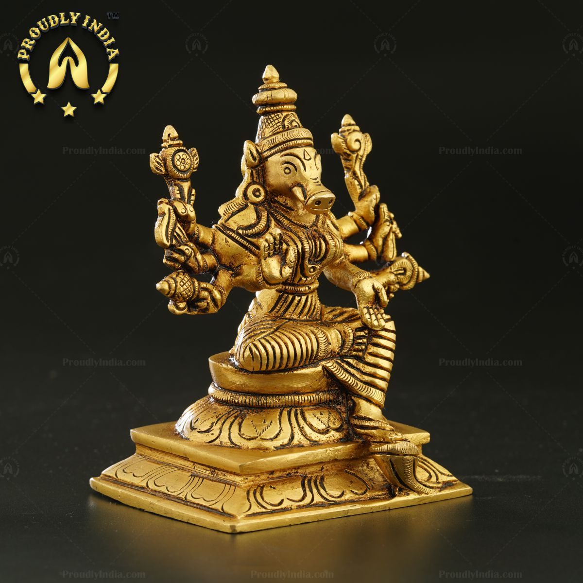 Brass Handcrafted Varahi Amman Statue