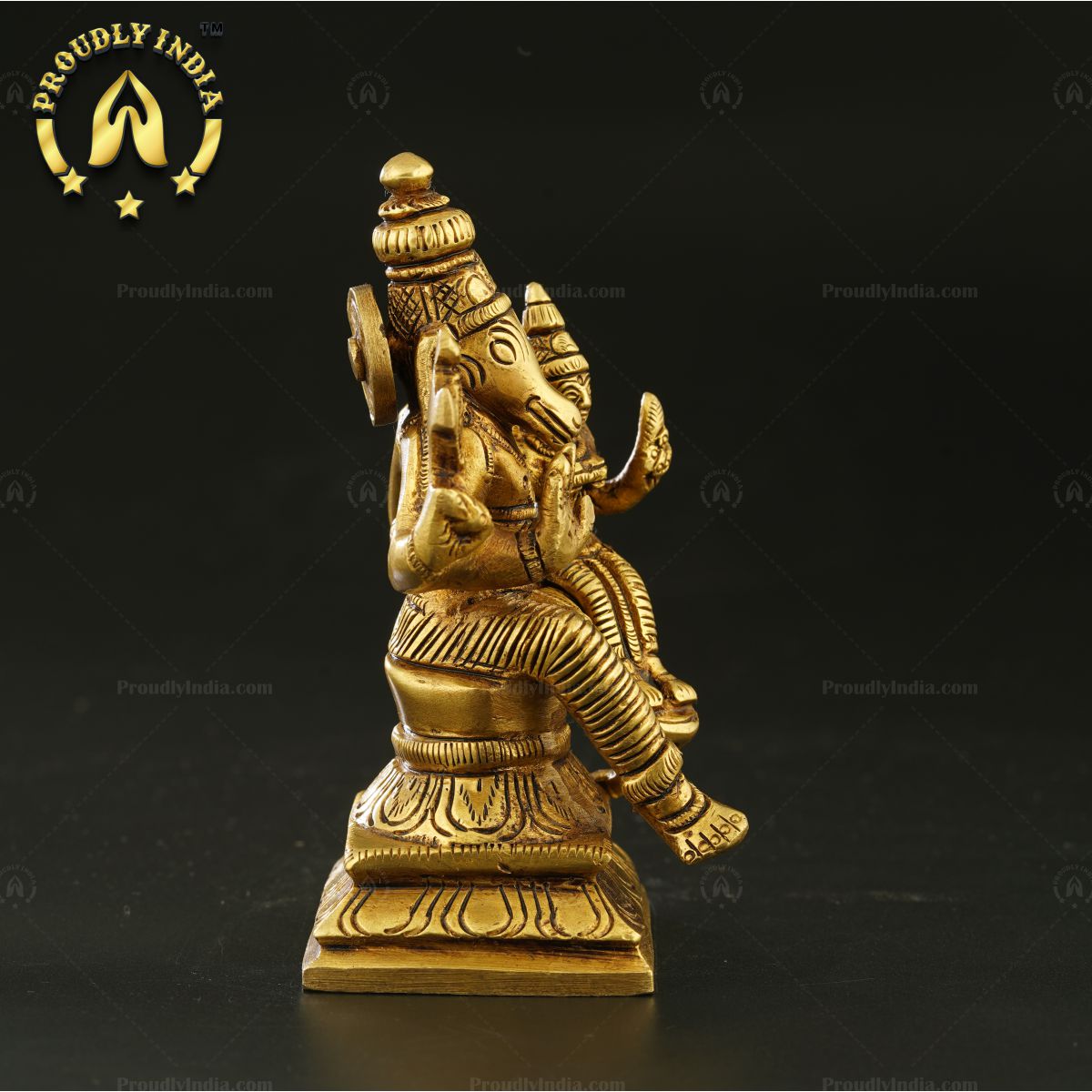 Brass Lord Varaha Amman With Goddess Lakshmi Statue