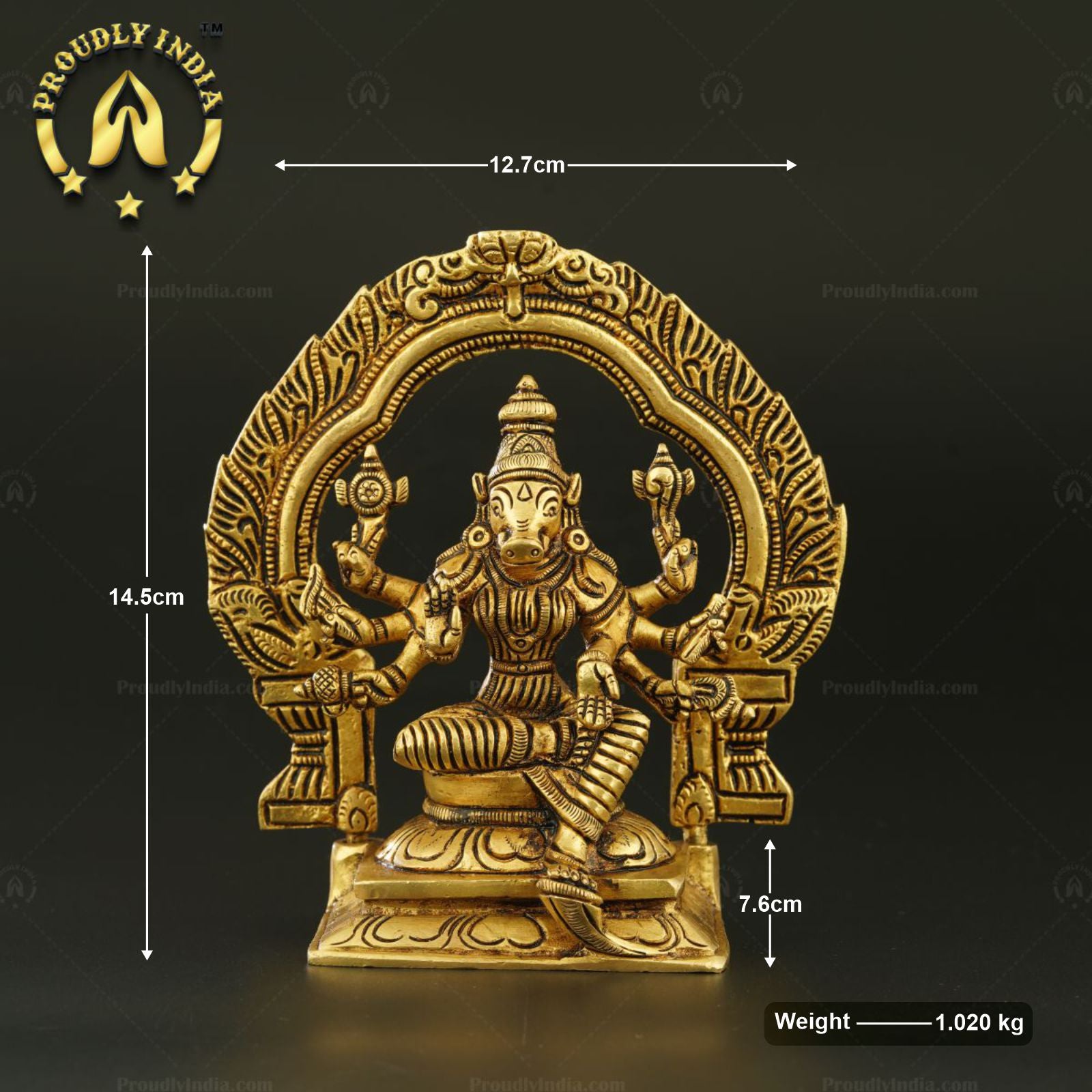 Brass Goddess Varahi Amman Statue