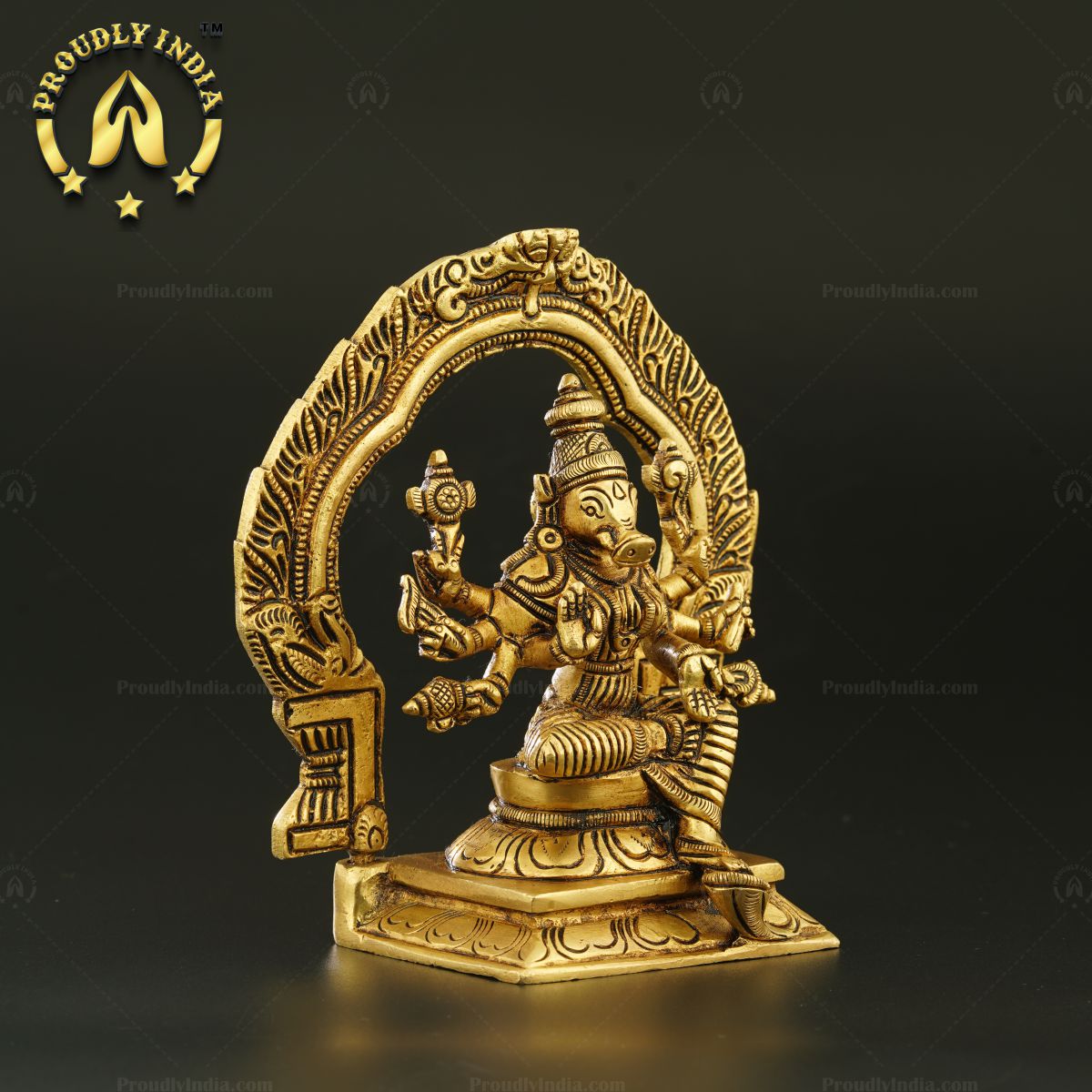 Brass Goddess Varahi Amman Statue