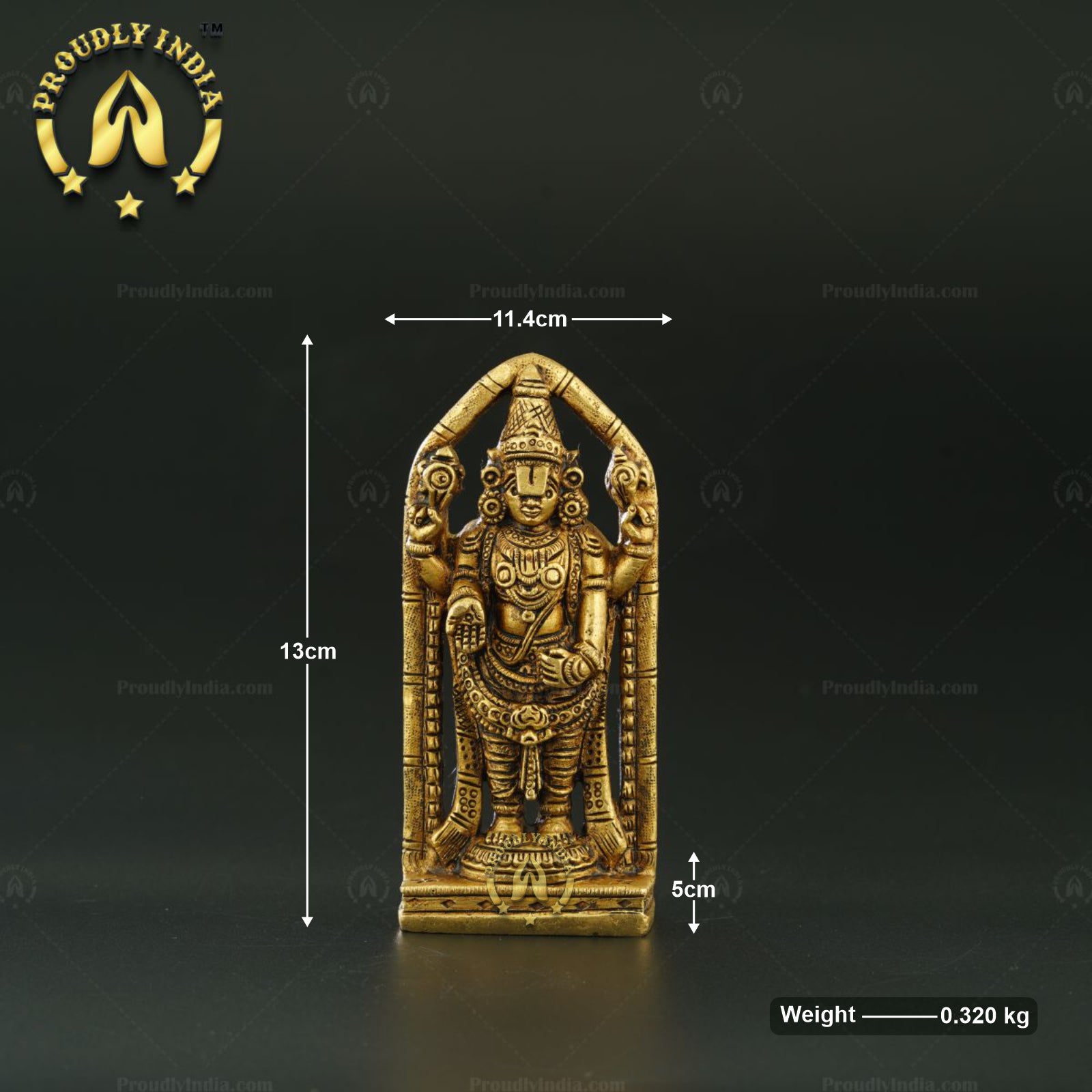 Brass Lord Venkateswara Of Tirupati Idol