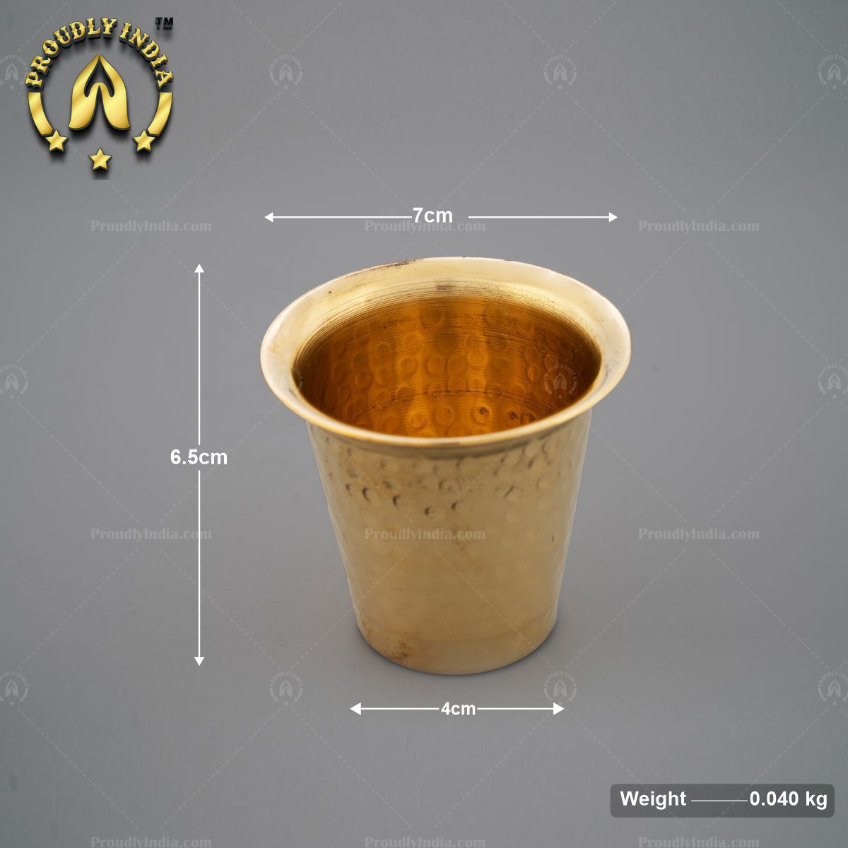 Handmade Brass Dabara Set