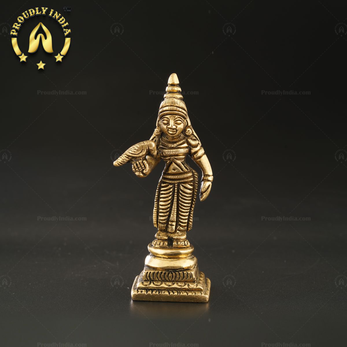 3.5" Madurai Meenakshi Amman Idol