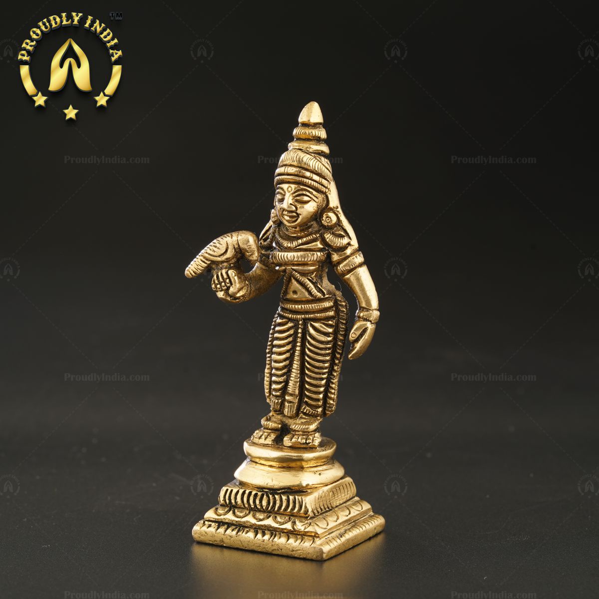 3.5" Madurai Meenakshi Amman Idol