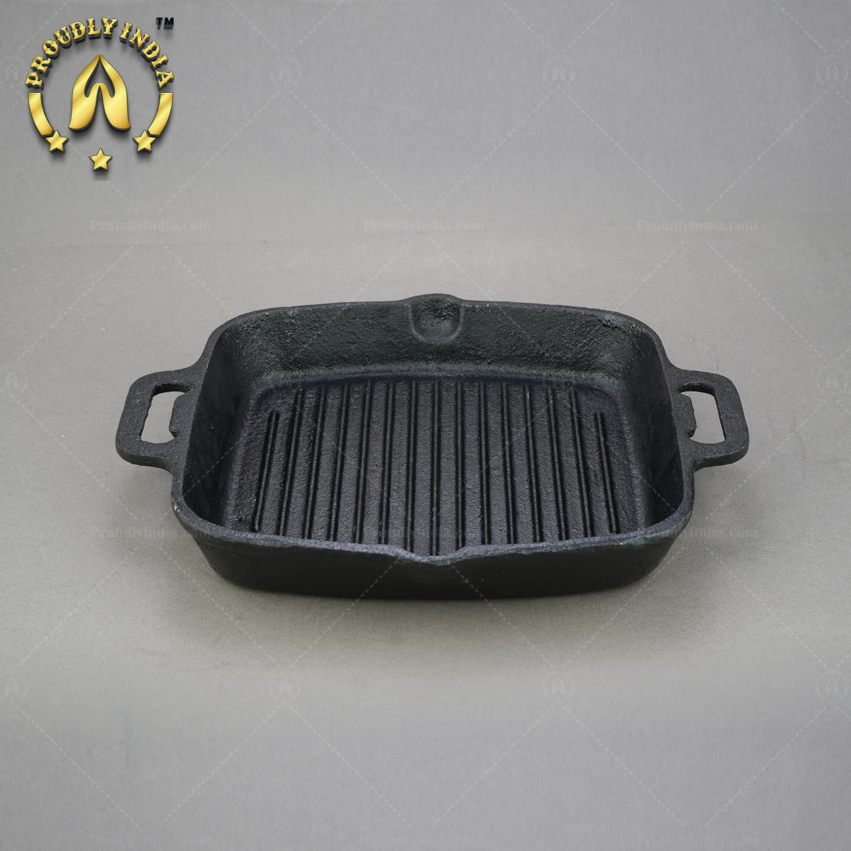 Iron Double Side Handle Grill Pan