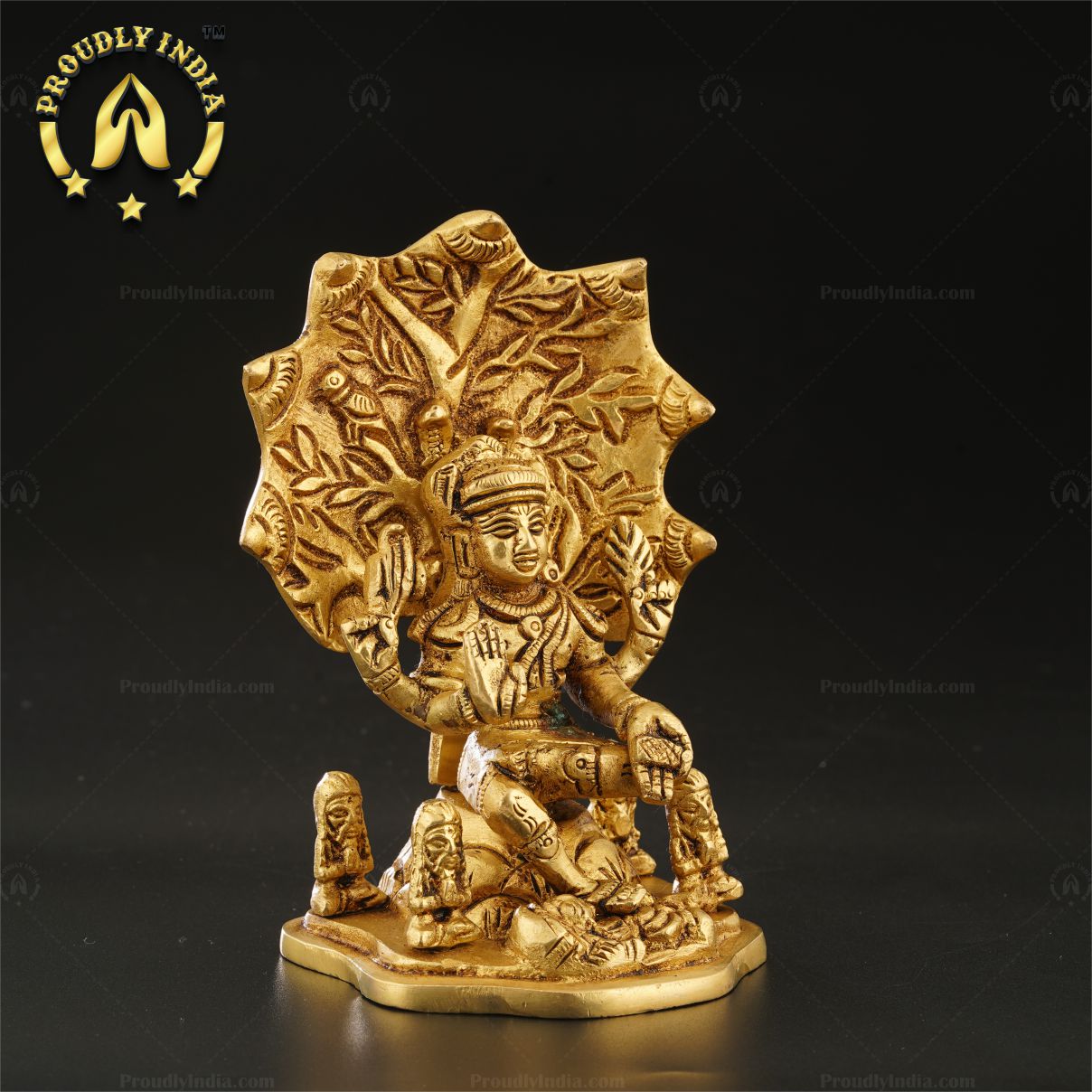 Handcrafted Brass Lord Dakshinamurthy Idol
