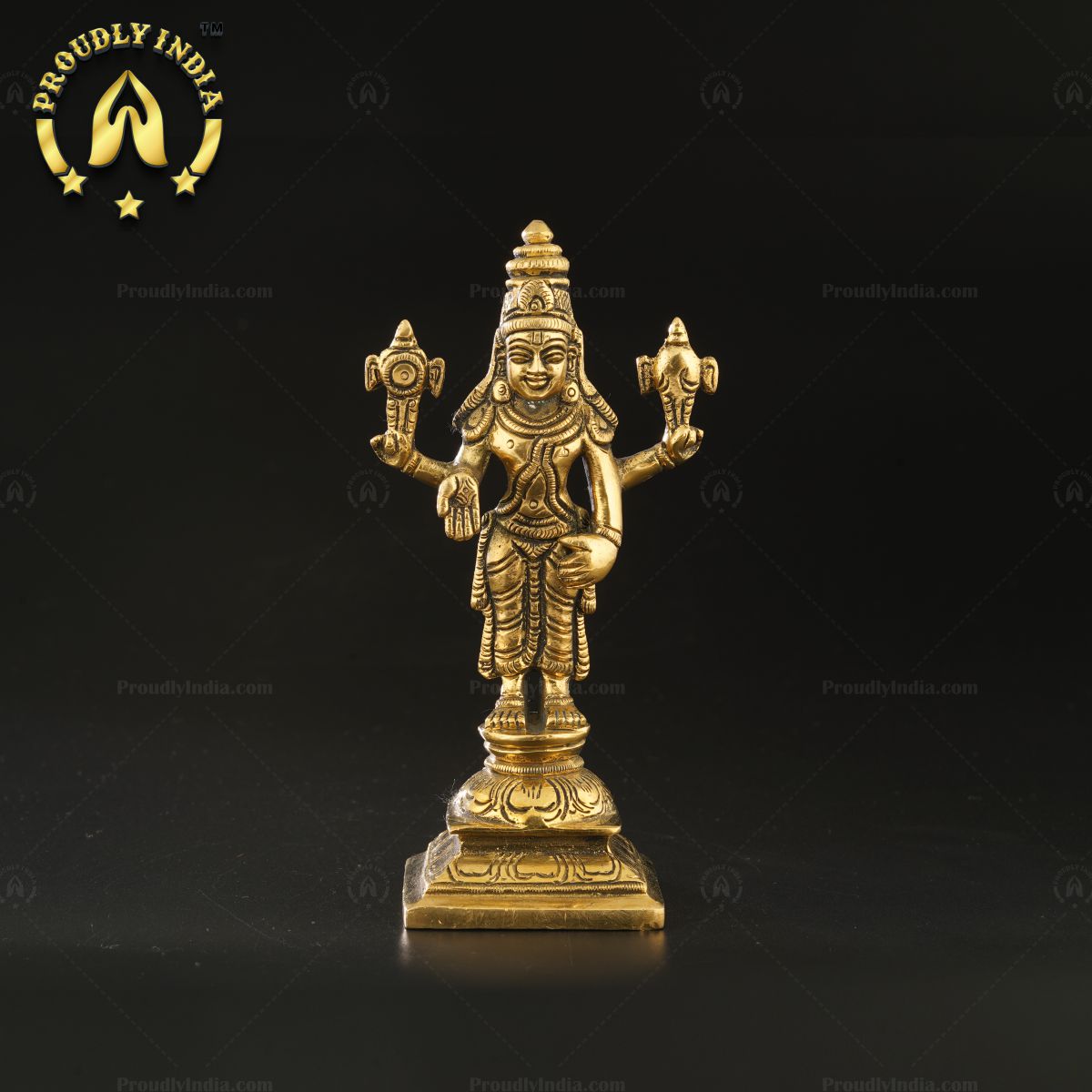 Traditional Brass Balaji Rama Handmade Idol