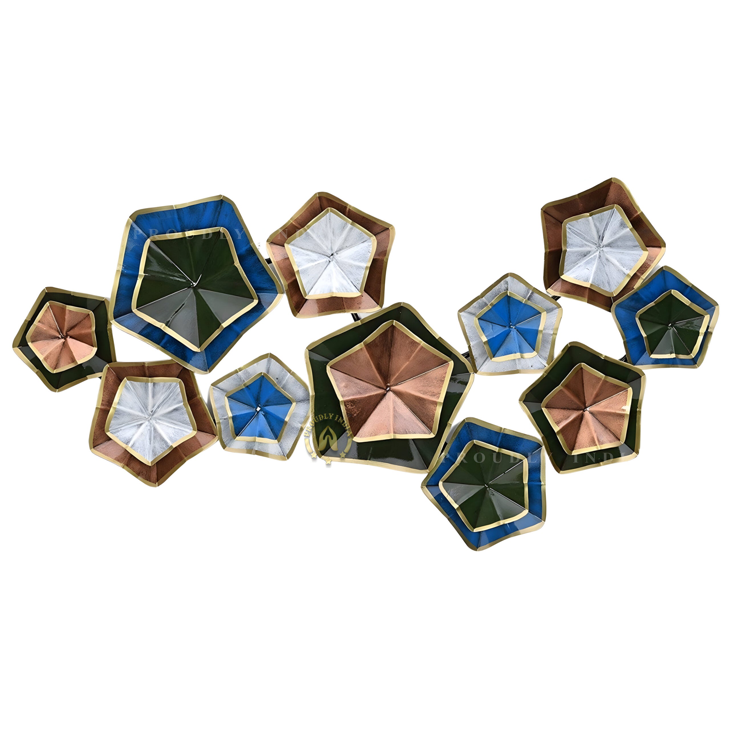 Pentara Mosaic Mirage Iron Wall Art