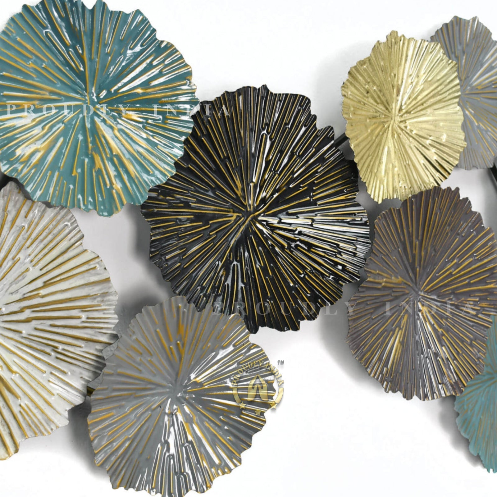 Radiant Ripples Modern Burst Wall Art