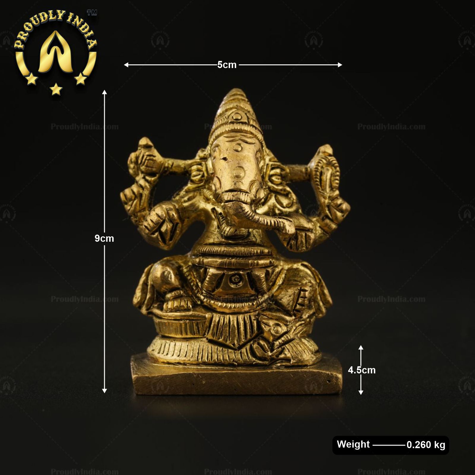 Traditional Brass Lord Ganesha Statue