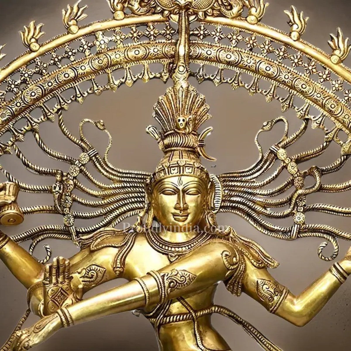 37" Big Brass Nataraja Statue