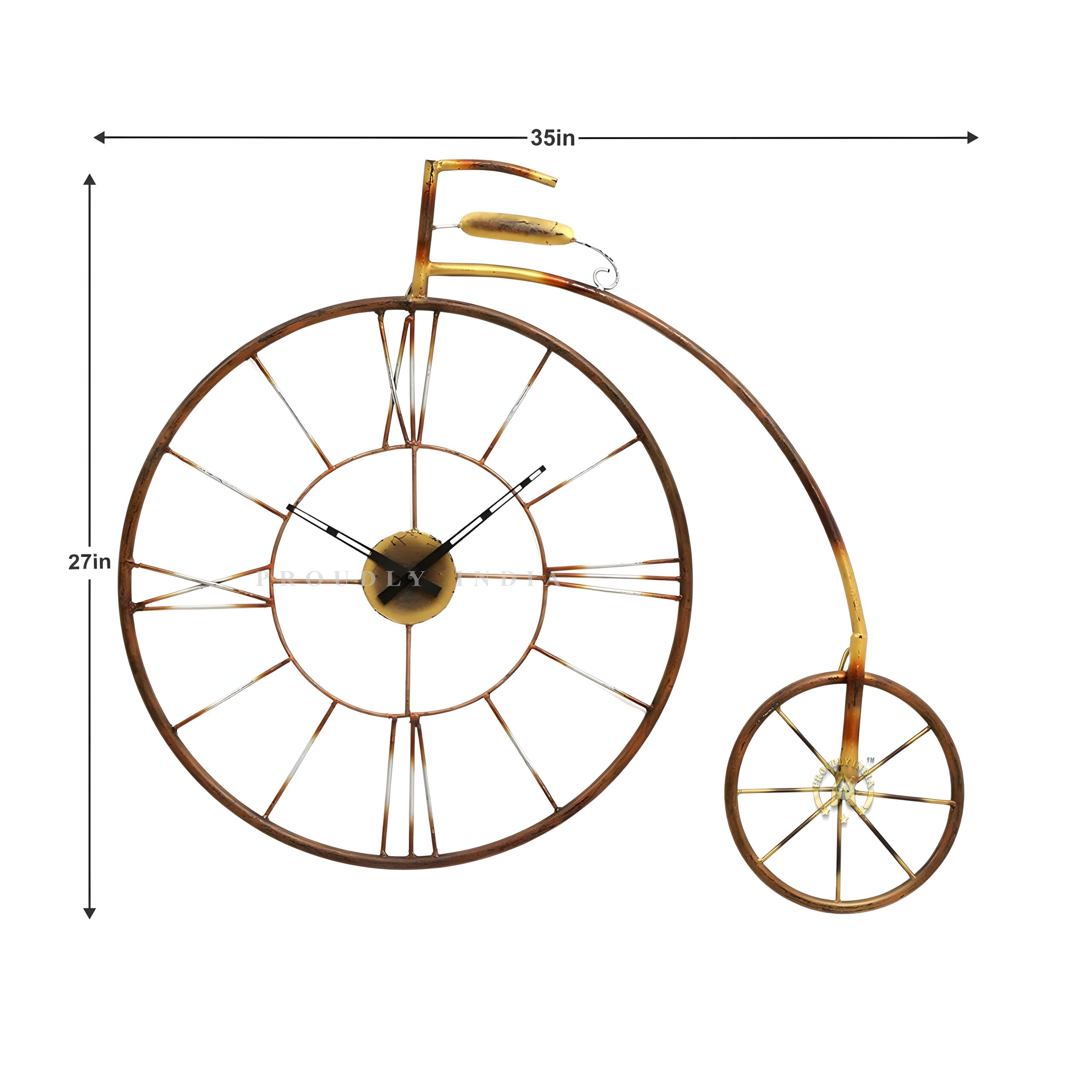 Timeless Ride – Vintage Bicycle Wall Art Clock