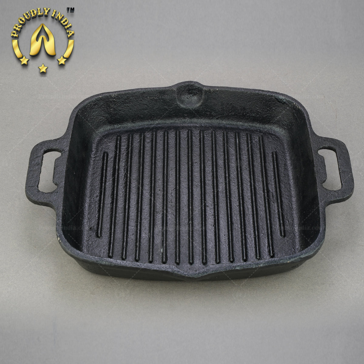 Iron Double Side Handle Grill Pan