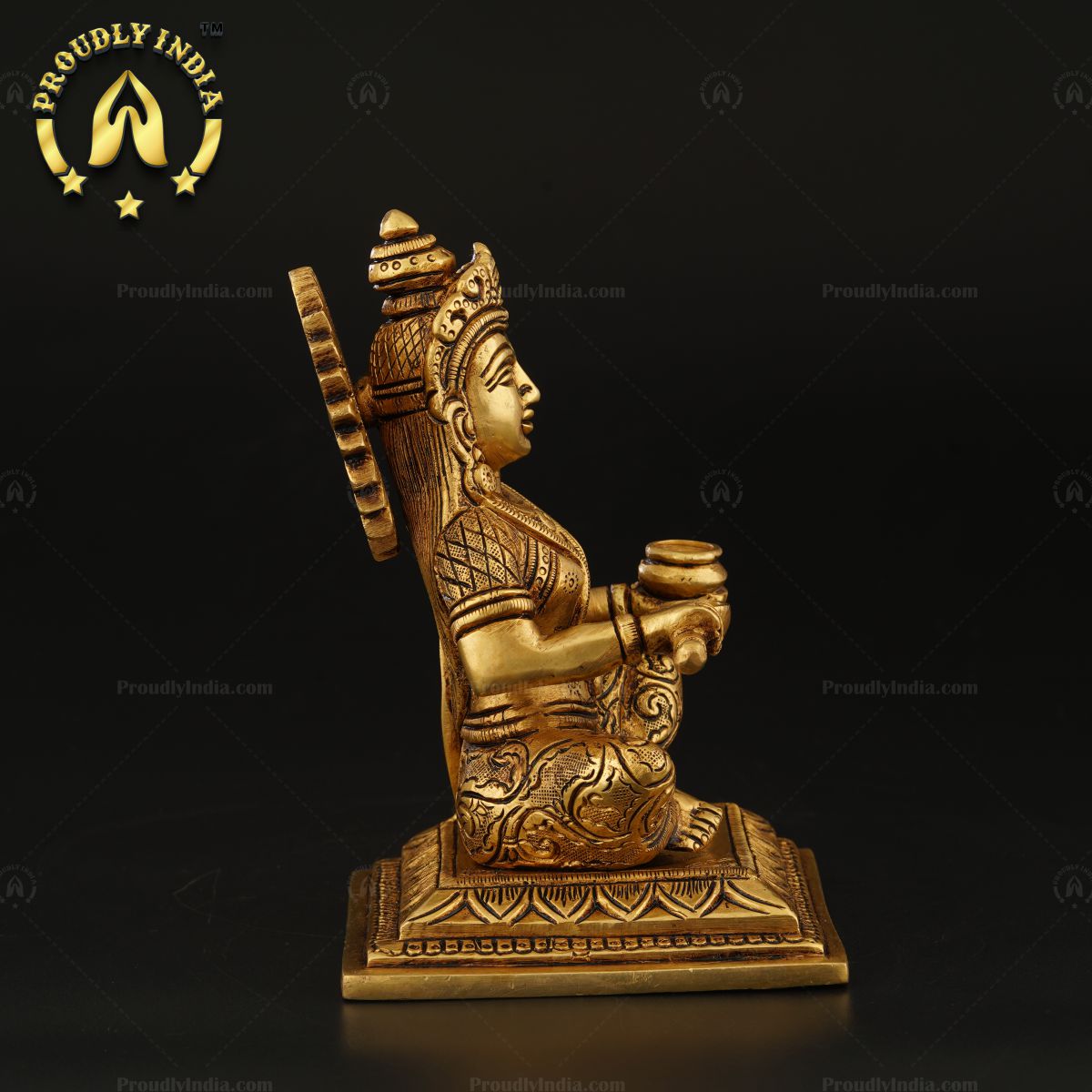 Brass Traditional Goddess Annapurna Devi