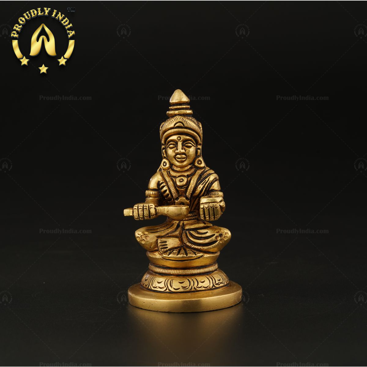 Traditional Brass Small Annapurna Idol