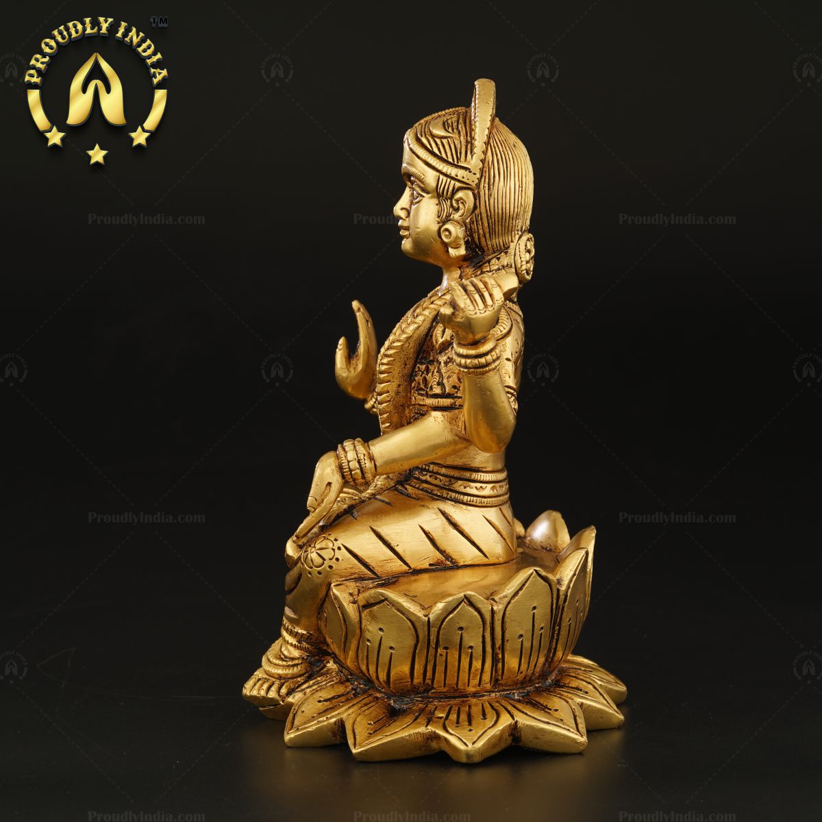 Brass Handcrafted Small Bala Tiripura Sundari Idol