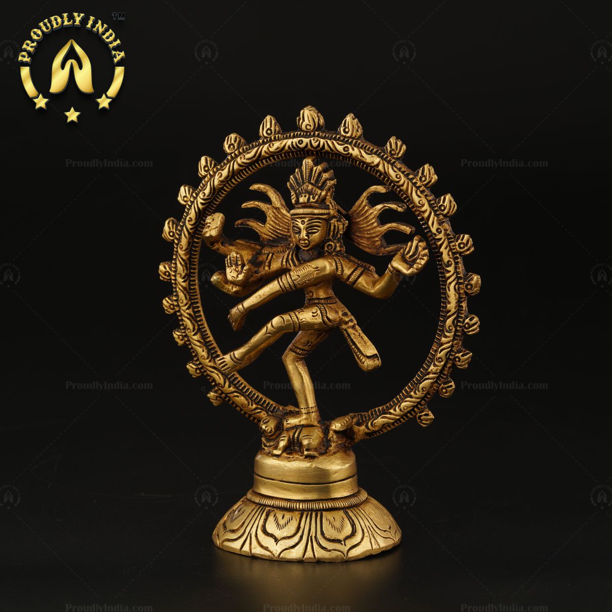 Handcrafted Small Size Brass Nataraja Statue