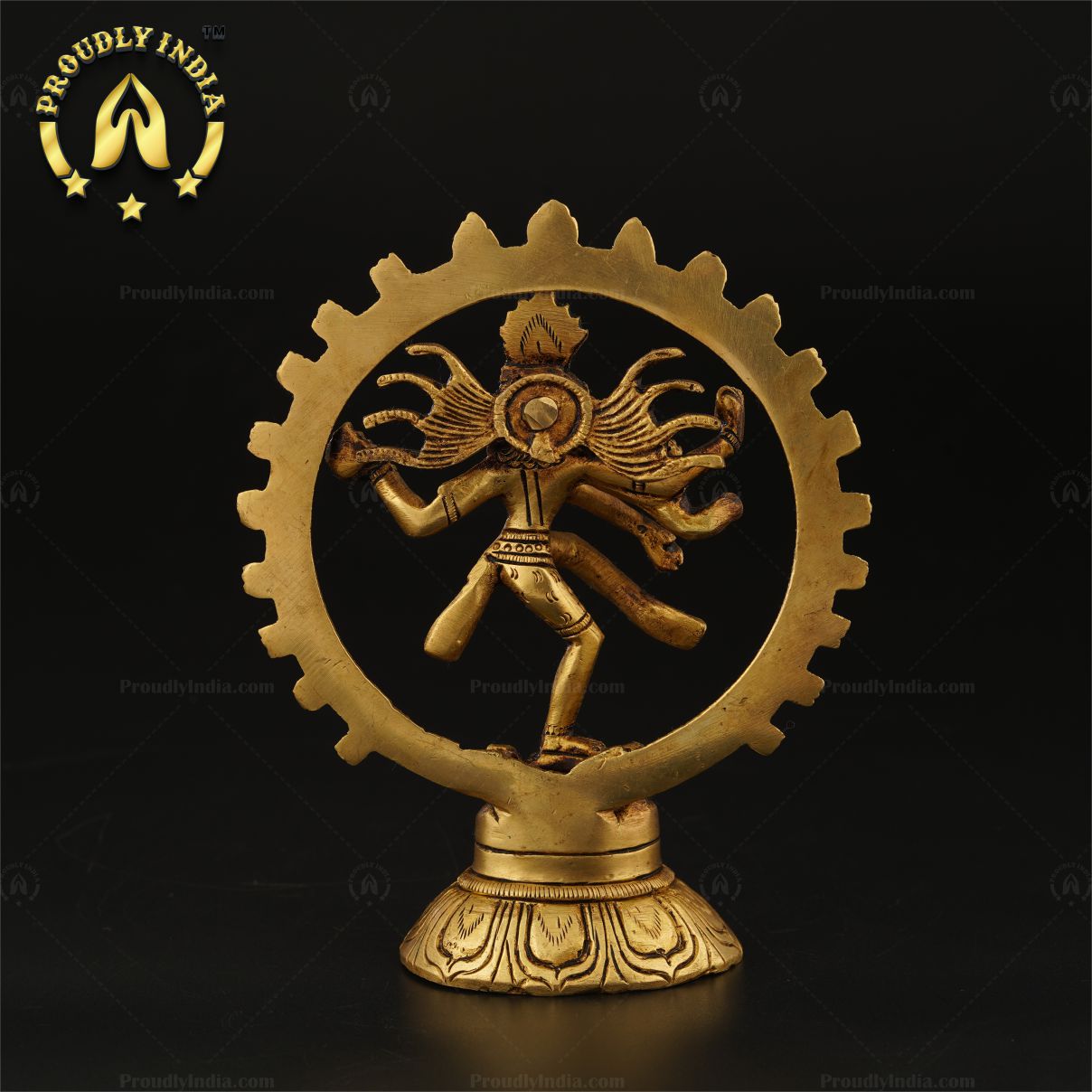 Handcrafted Small Size Brass Nataraja Statue