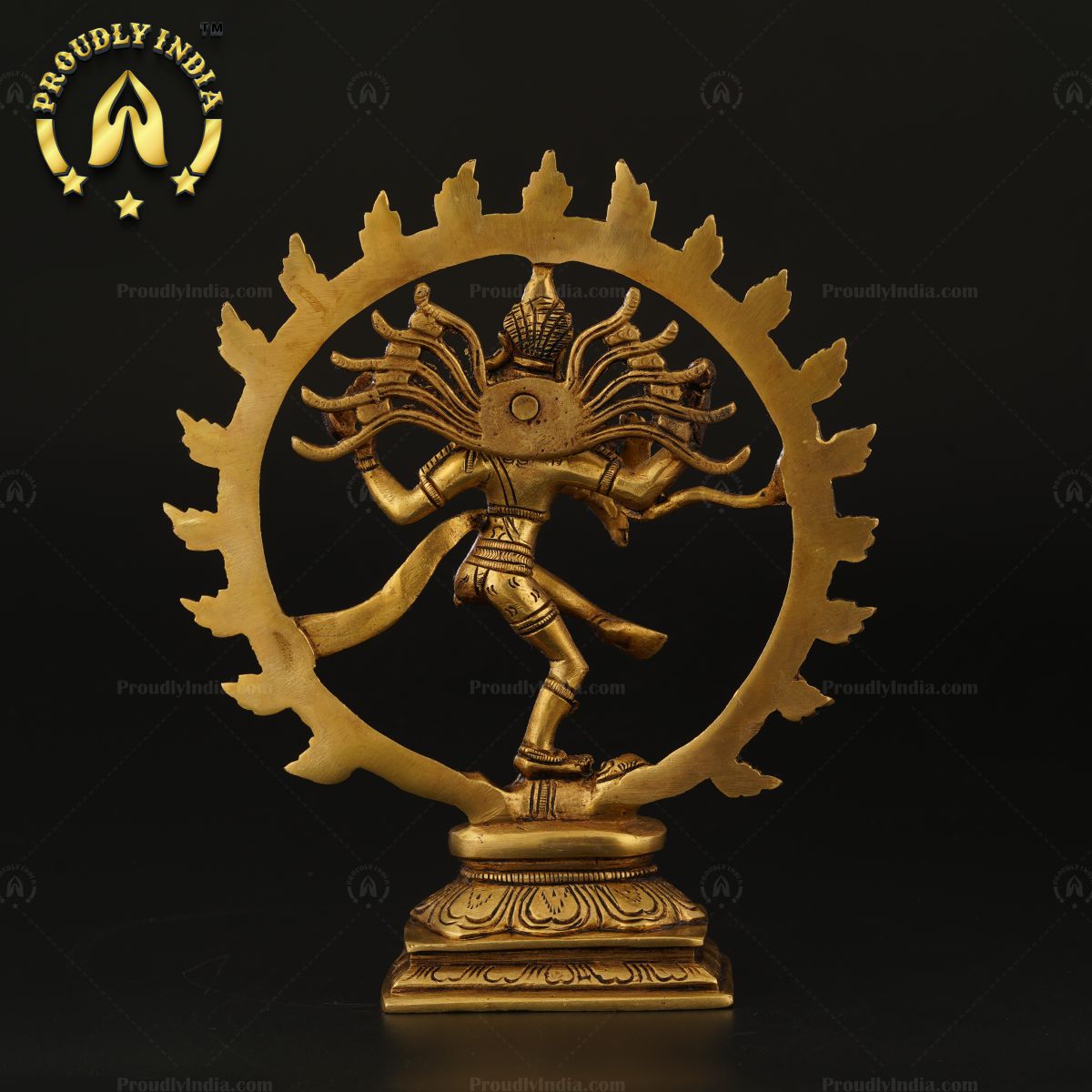 Handcrafted Small Size Brass Nataraja Statue