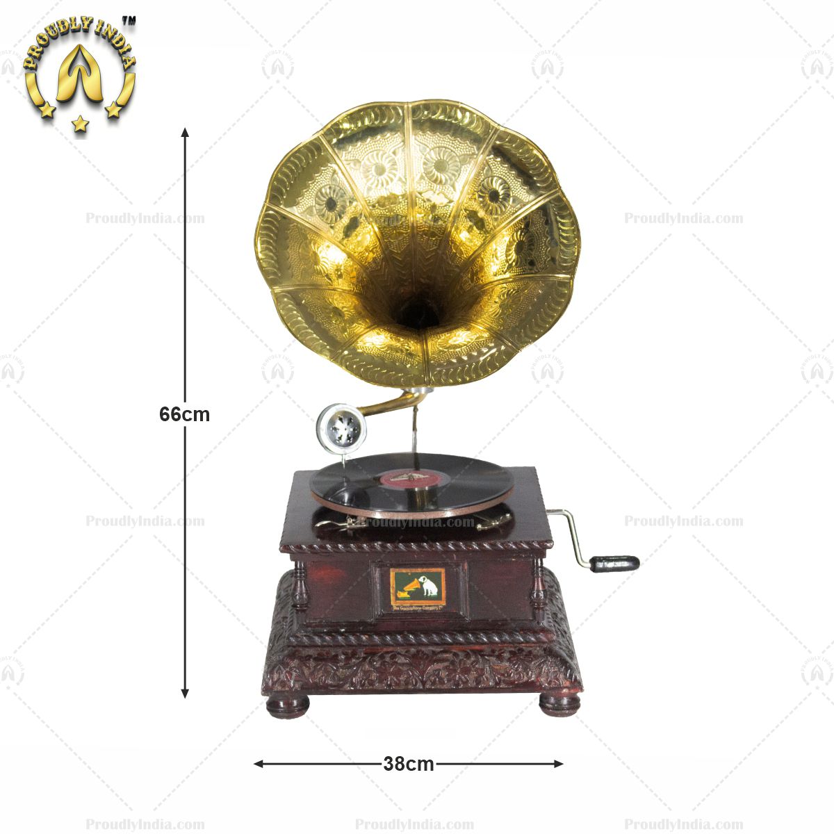HMV Gramophone With Legs and Horn