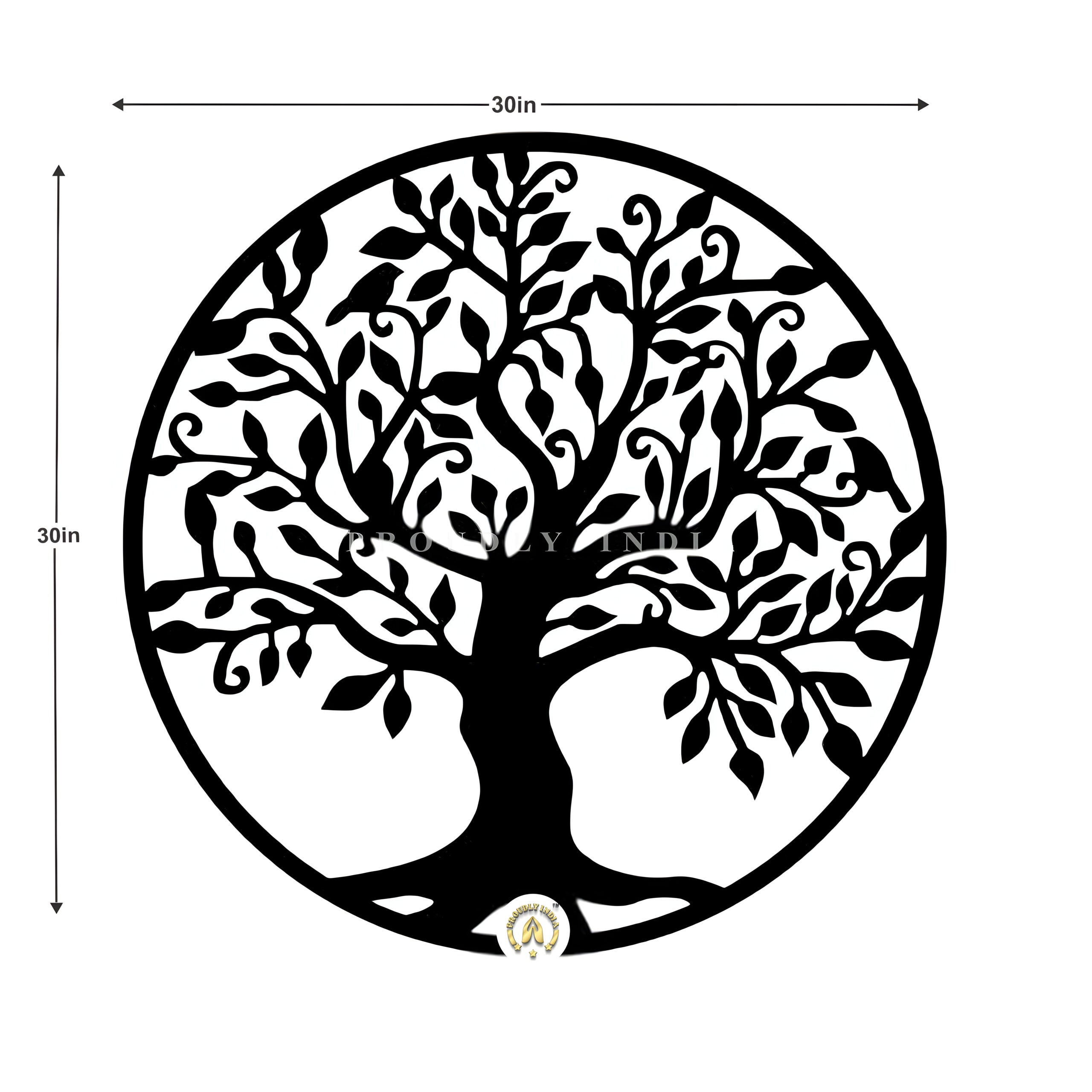 Circle of Quiet Roots Wall Art Mural