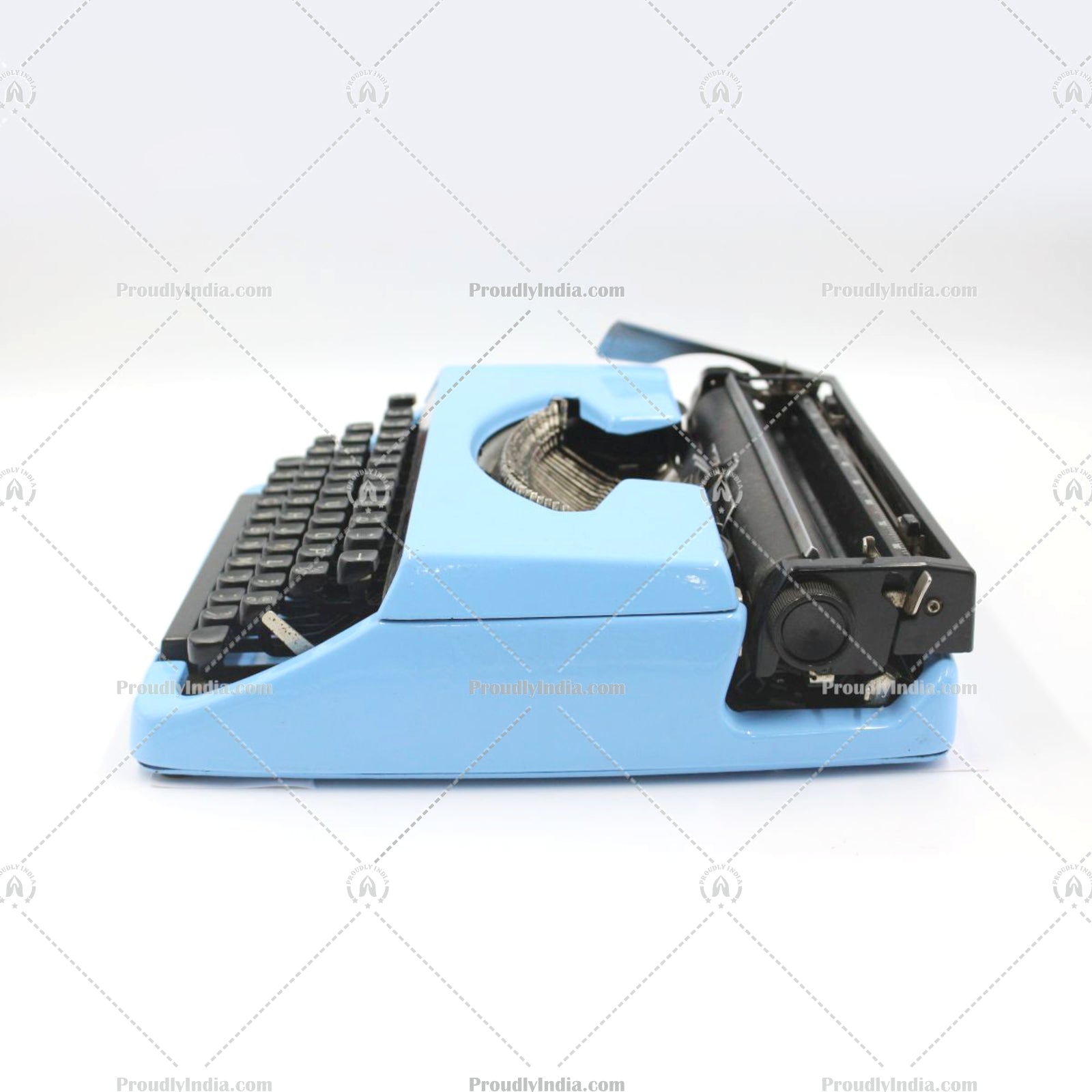 Blue Brother Charger 11 Portable Typewriter