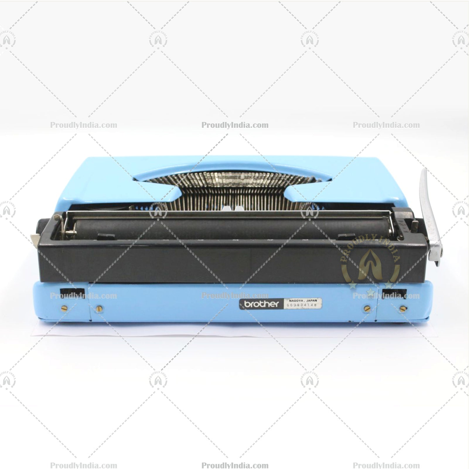 Blue Brother Charger 11 Portable Typewriter