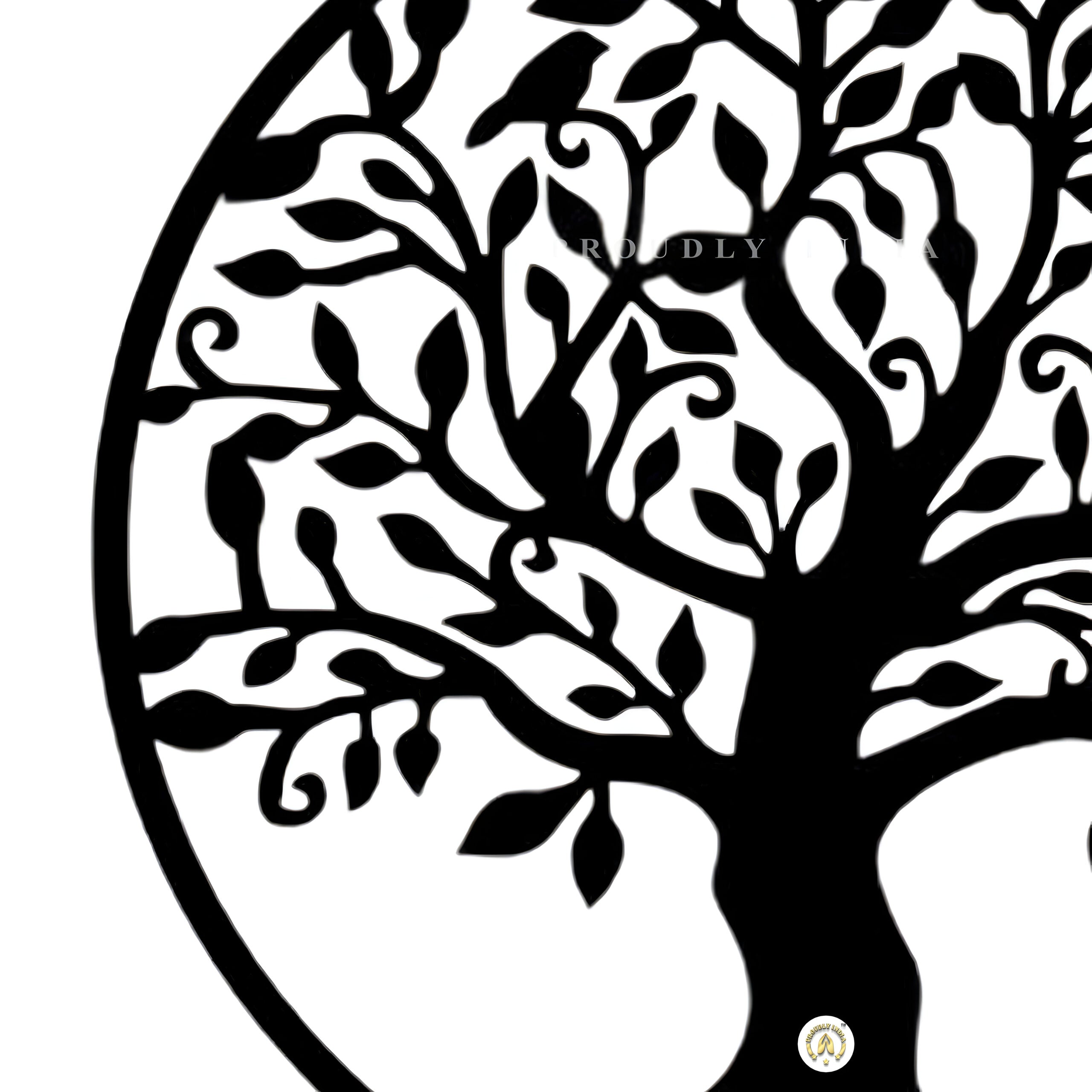 Circle of Quiet Roots Wall Art Mural