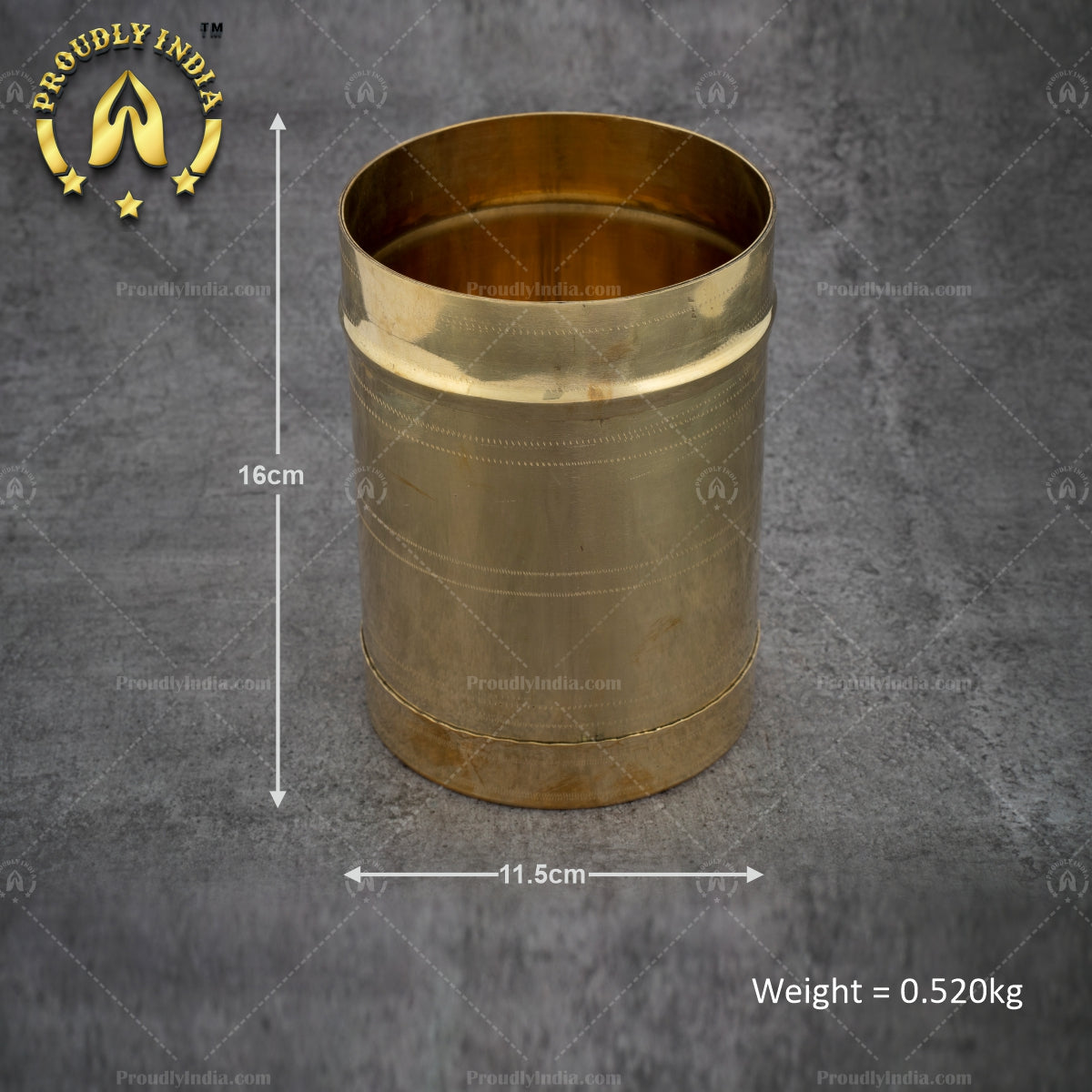 Brass Measuring Cup Set
