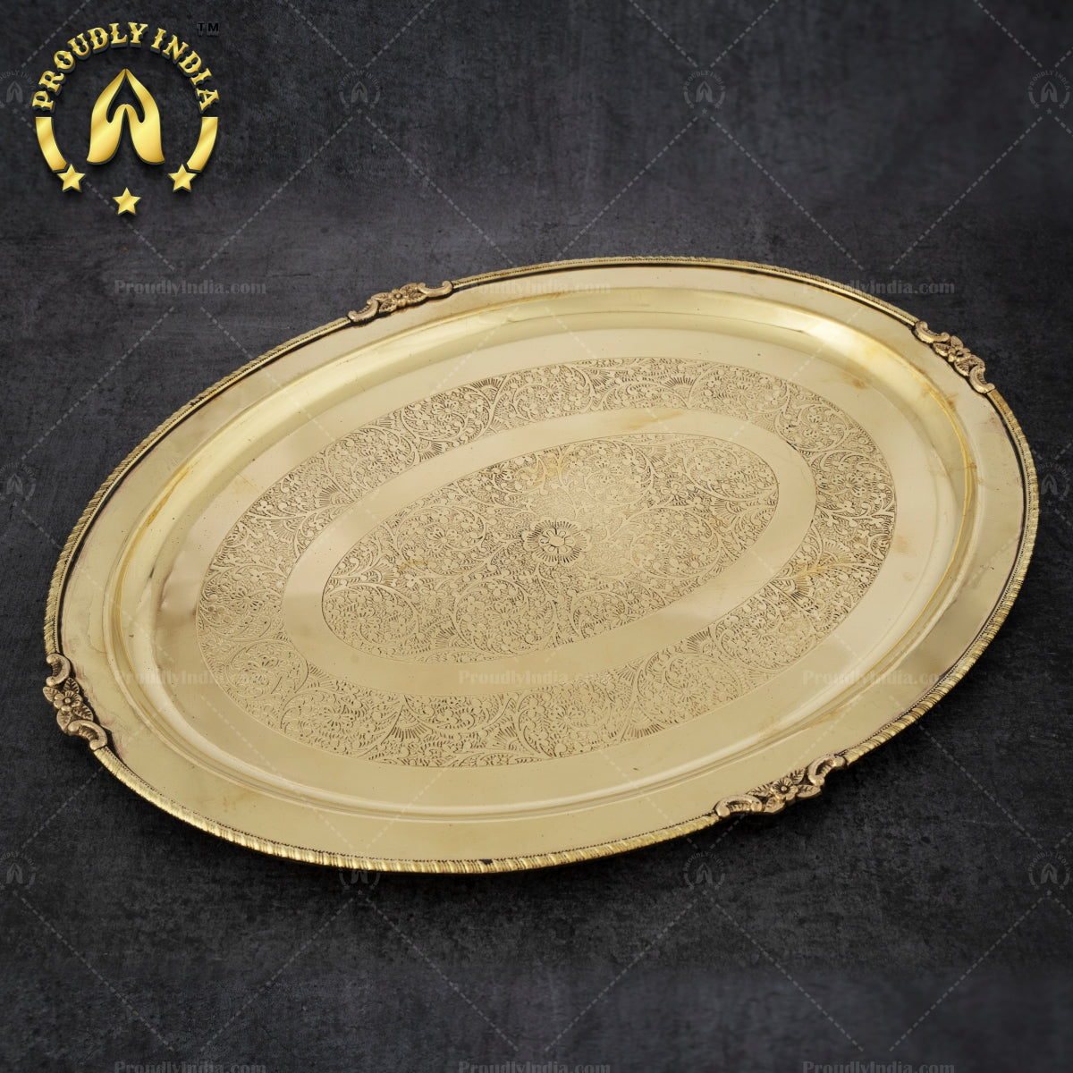 Brass Oval Tray