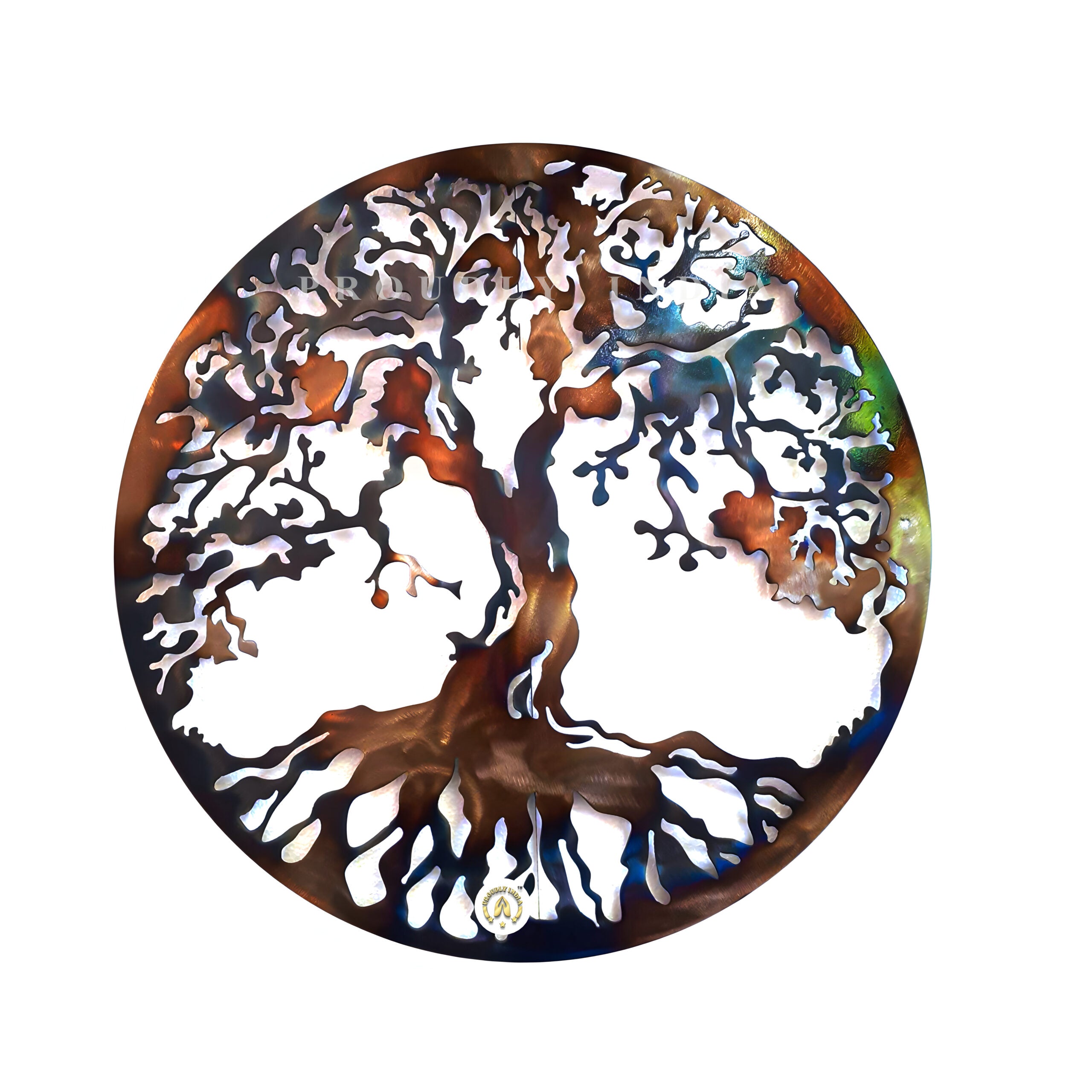 Rooted Realms Mandala Wall Art