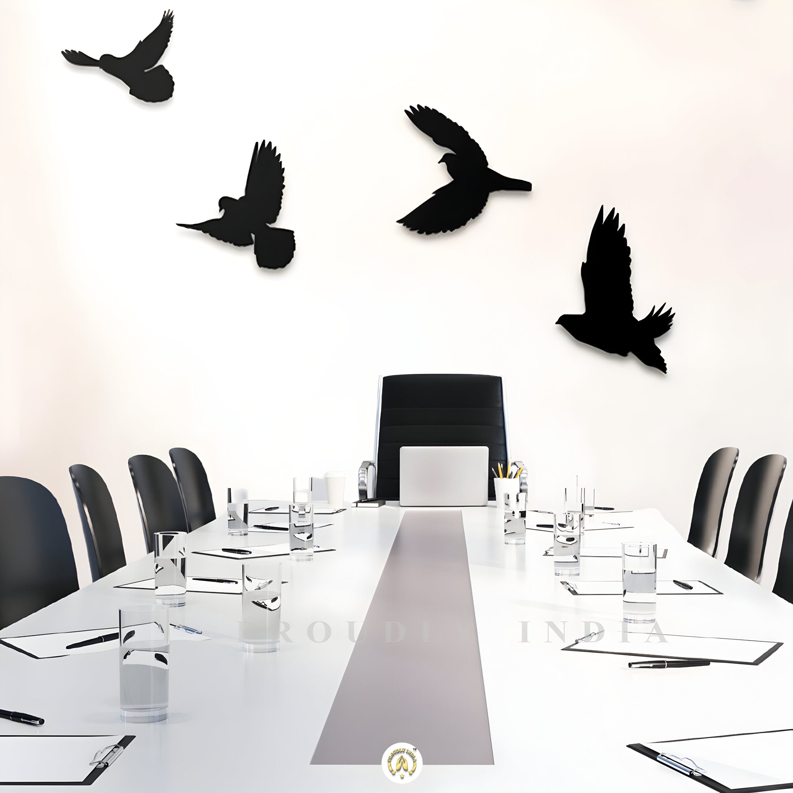 Wings of Quiet Revolt Iron Metal Wall Art