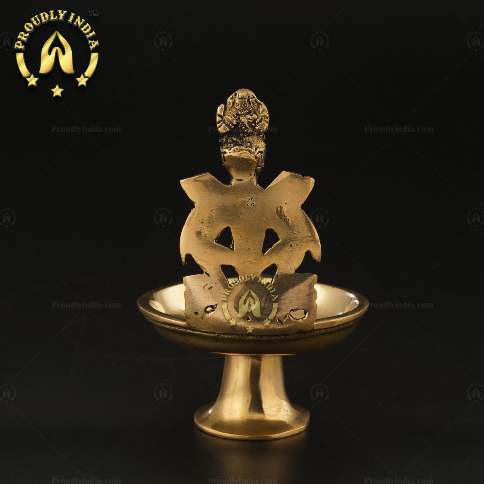 Handicrafts Brass Peacock Diya.