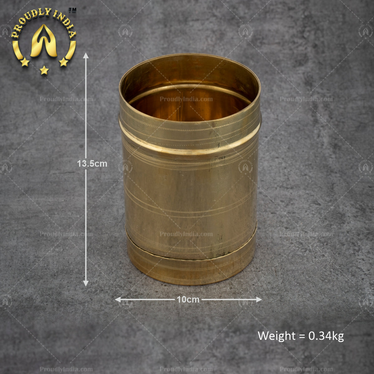 Brass Measuring Cup Set