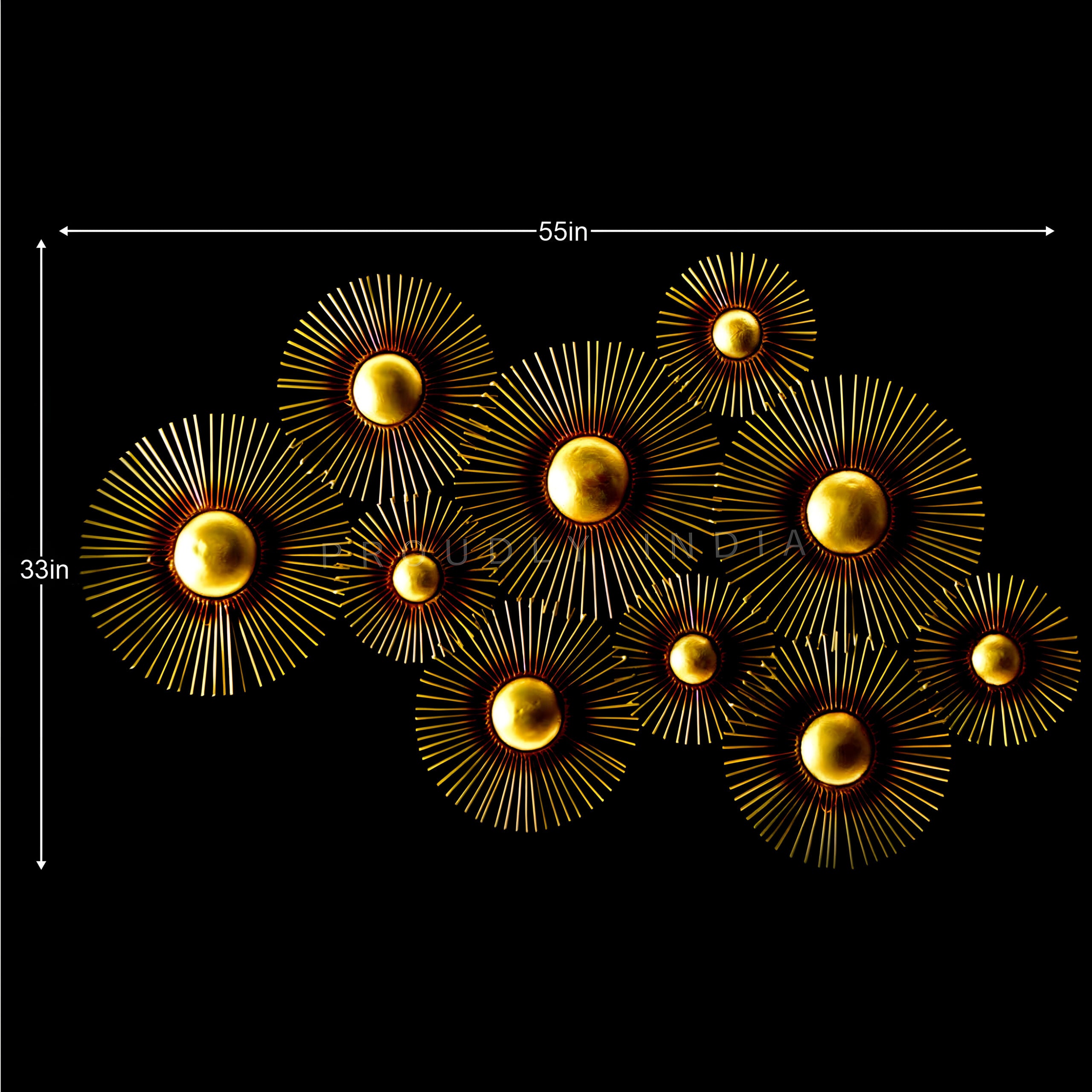 Solar Radiance Array Wall Mural