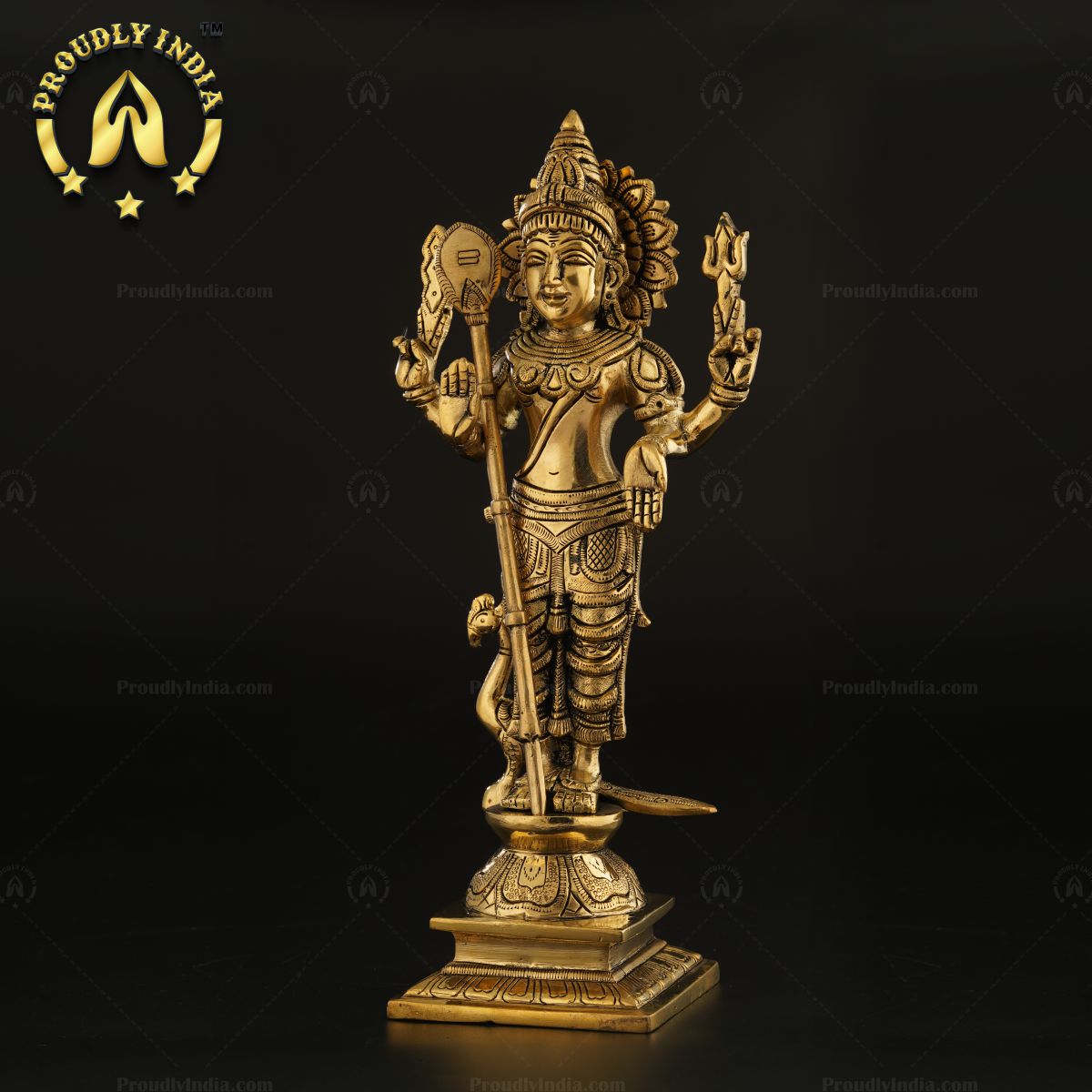12" Standing Lord Murugan Statue
