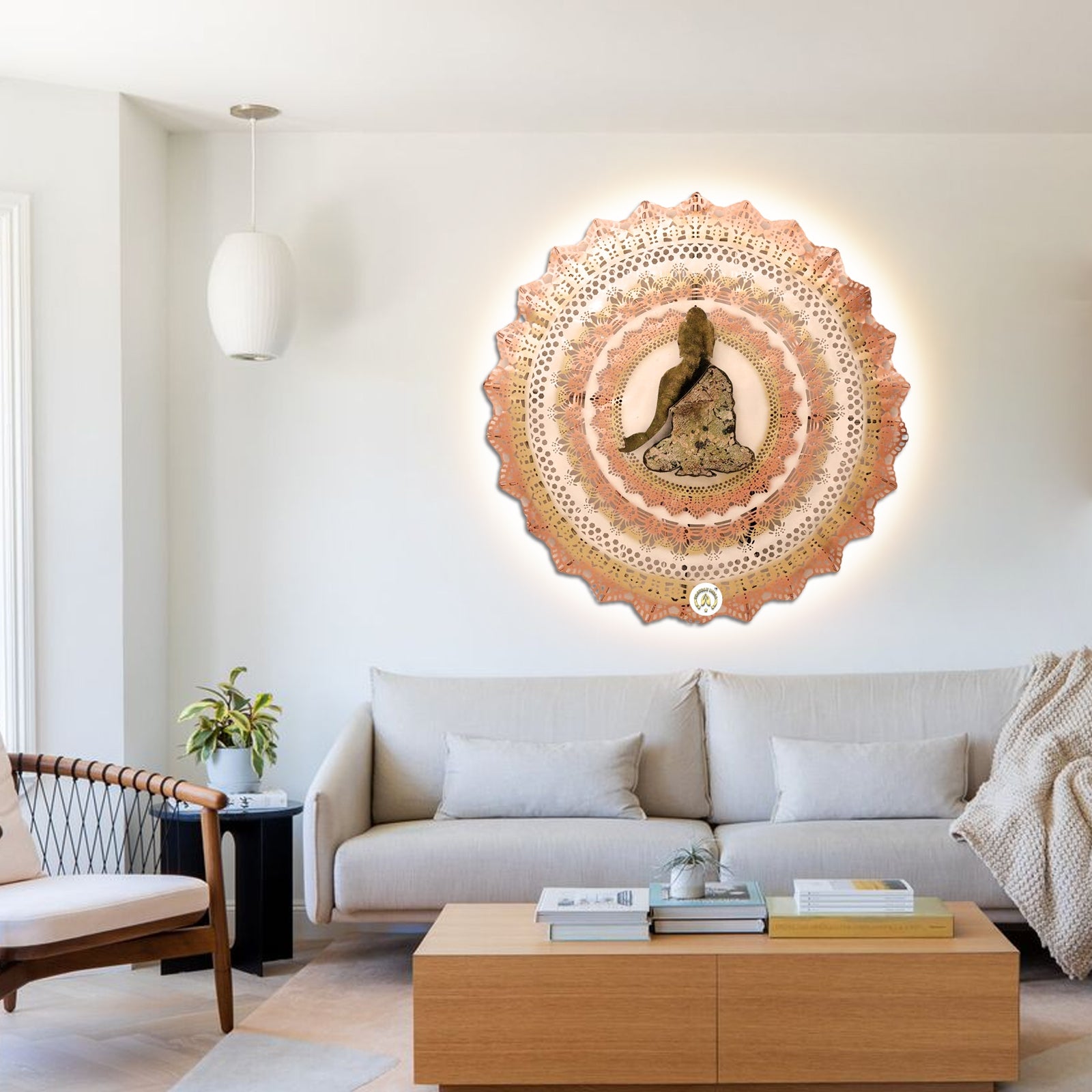 Tranquil Mandala Grace LED Wall Decor