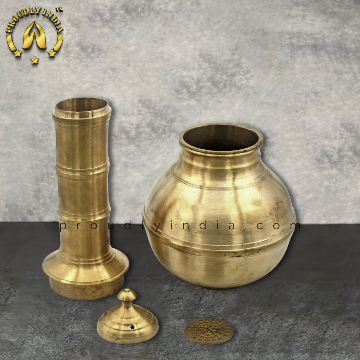 Bronze Puttu Kutti Steamer / Maker