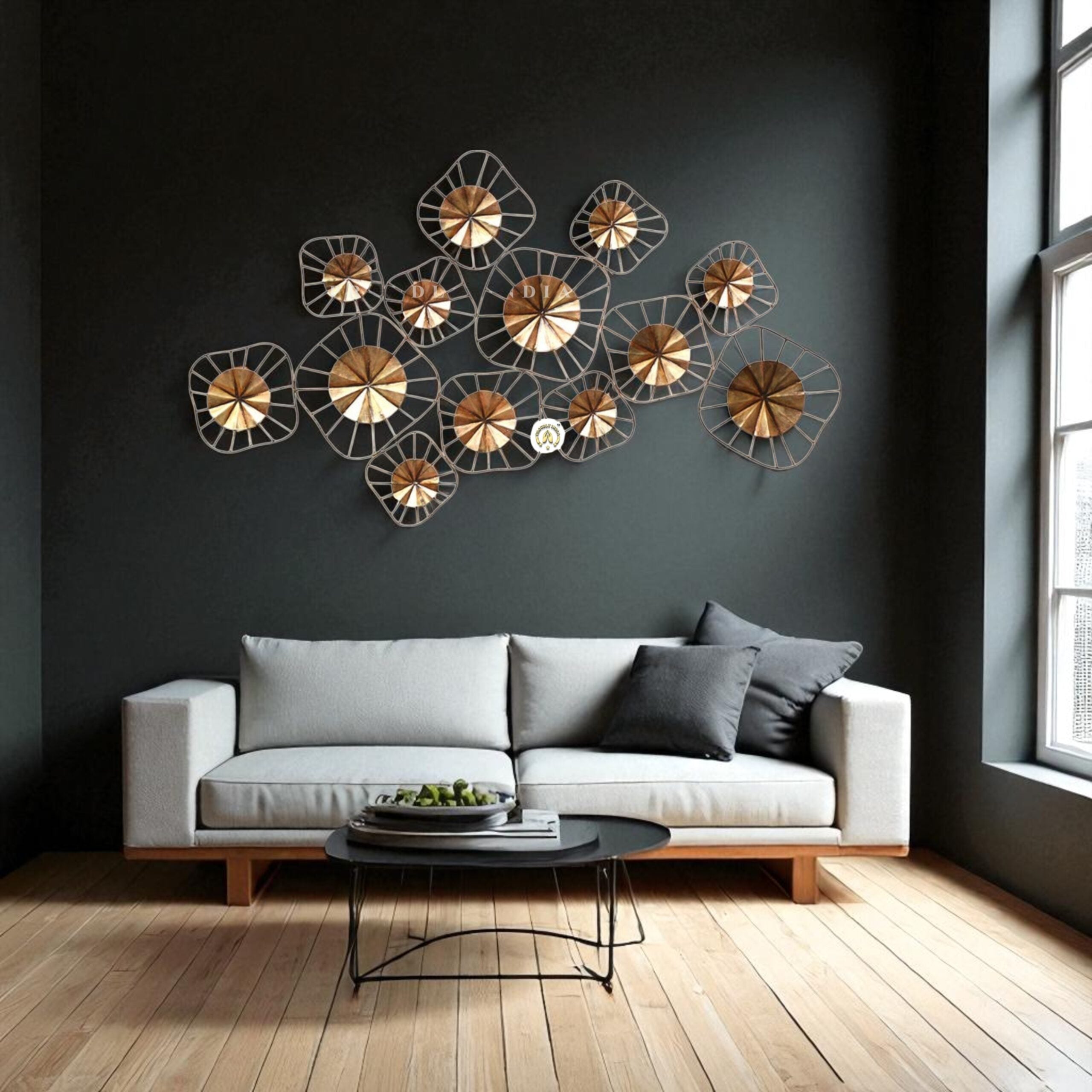 Echoes of Earthlight Iron Wall Art