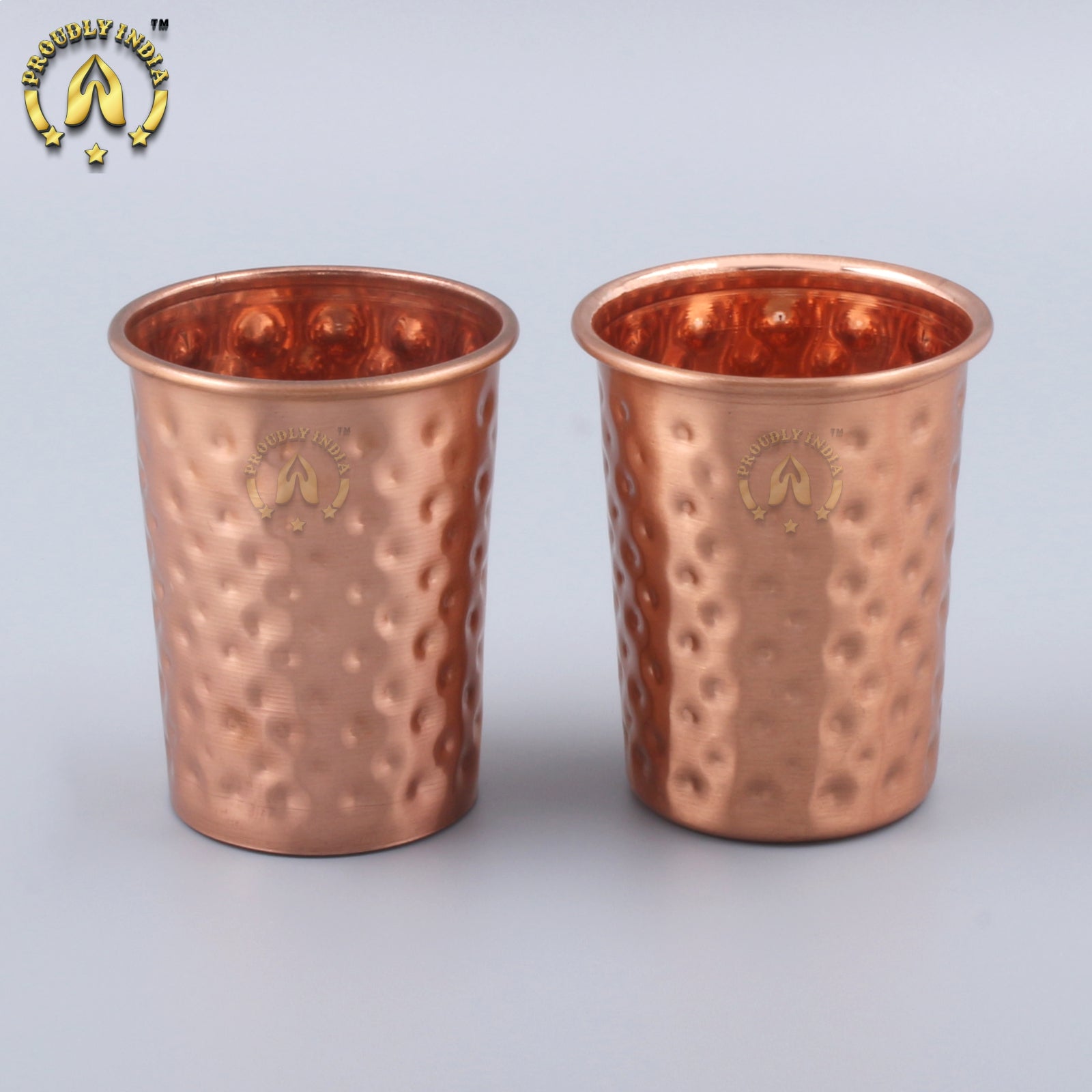 Copper Water Bottle 1100 ml With 2 Copper Glasses